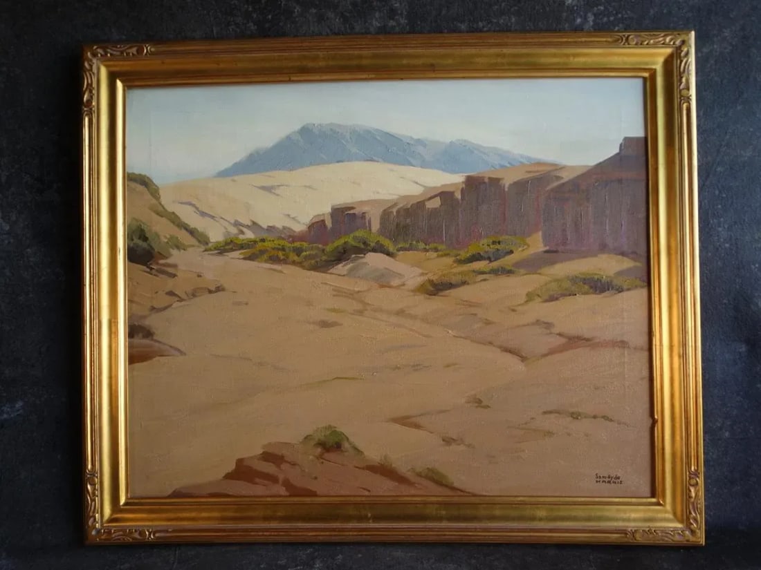 Sam Hyde Harris Desert Landscape Oil on Canvas - 6
