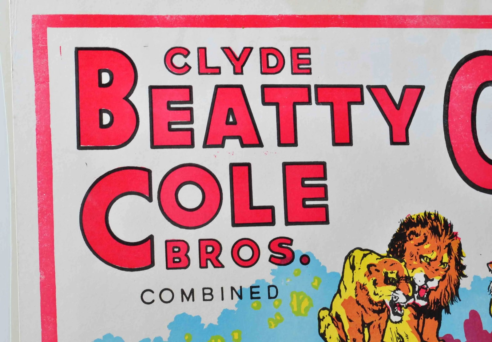 Clyde Beatty-Cole Bros. Circus Poster #2 - 4