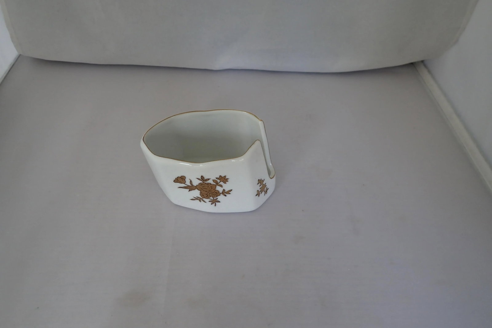 Floral Porcelain Serving Spoon / Fork Holder - 2