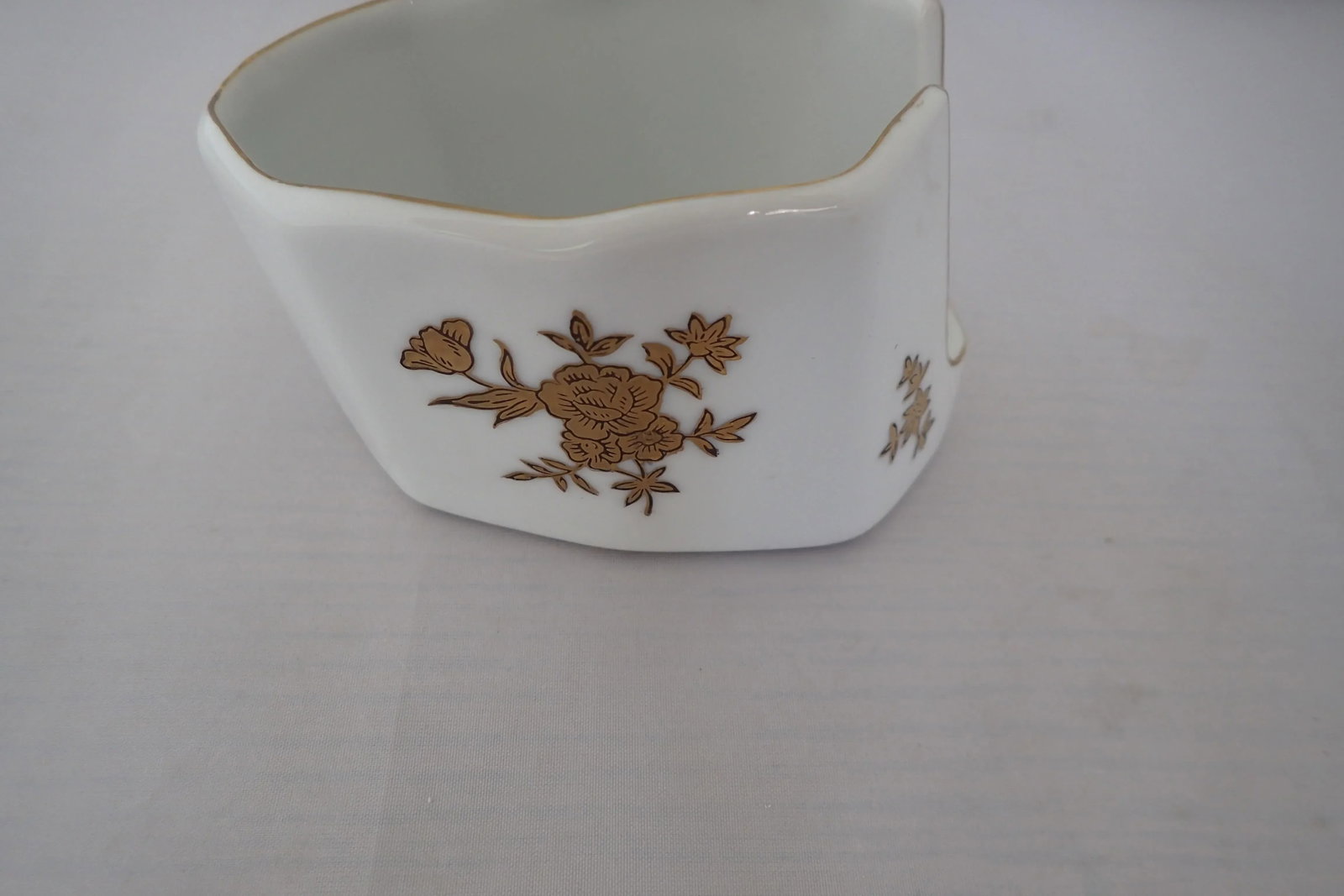 Floral Porcelain Serving Spoon / Fork Holder - 3