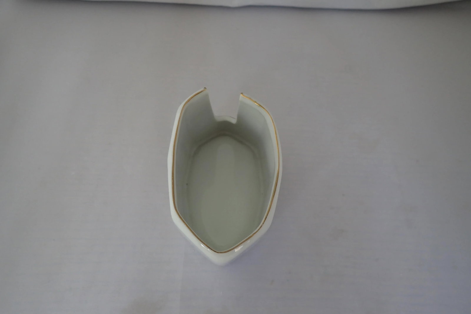 Floral Porcelain Serving Spoon / Fork Holder - 4