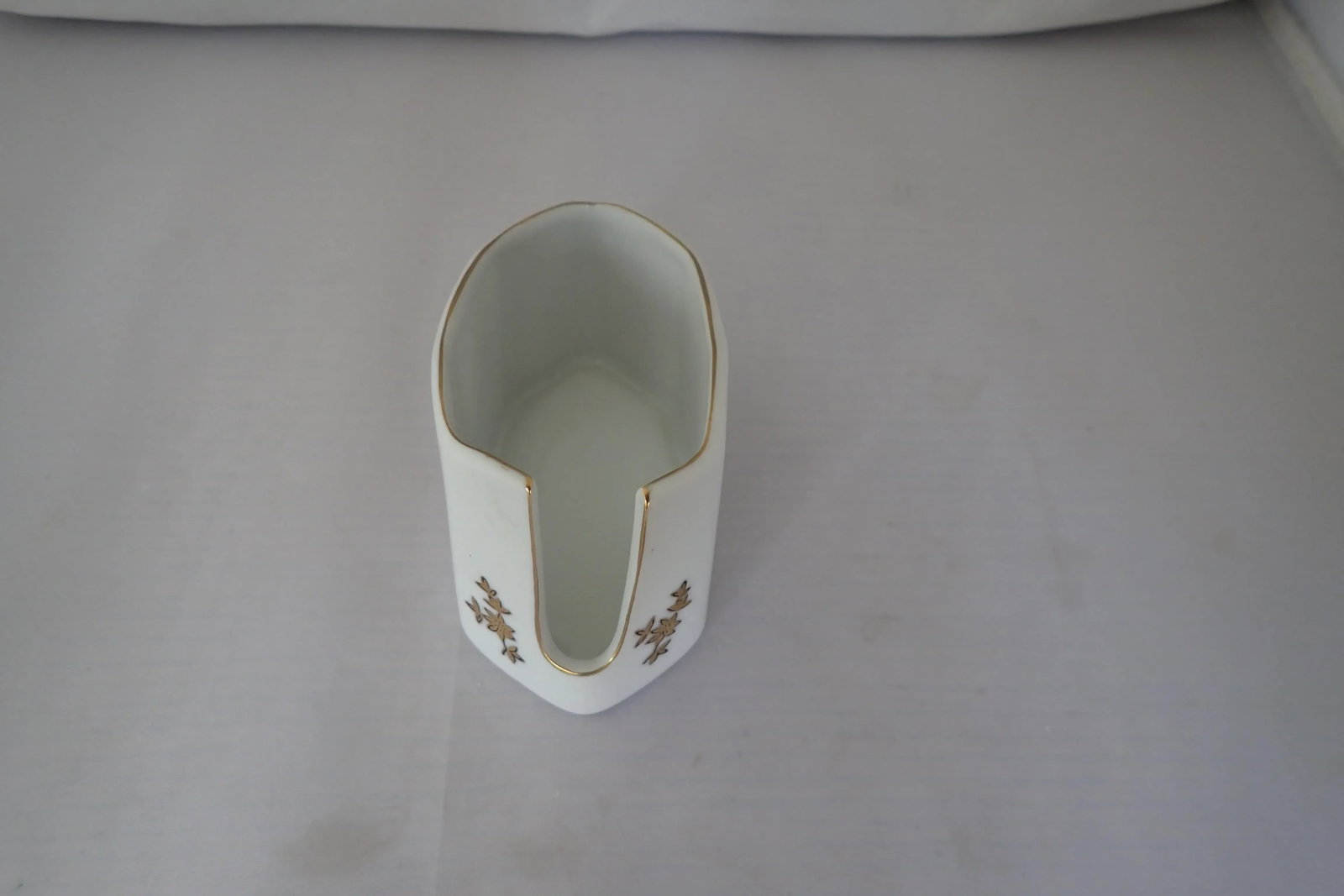 Floral Porcelain Serving Spoon / Fork Holder - 5