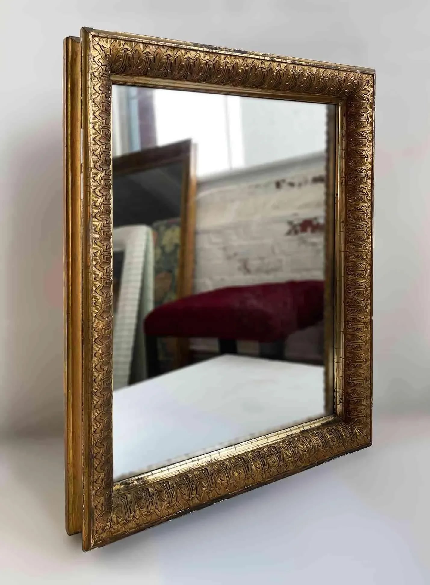 Antique Giltwood Mirror - 3