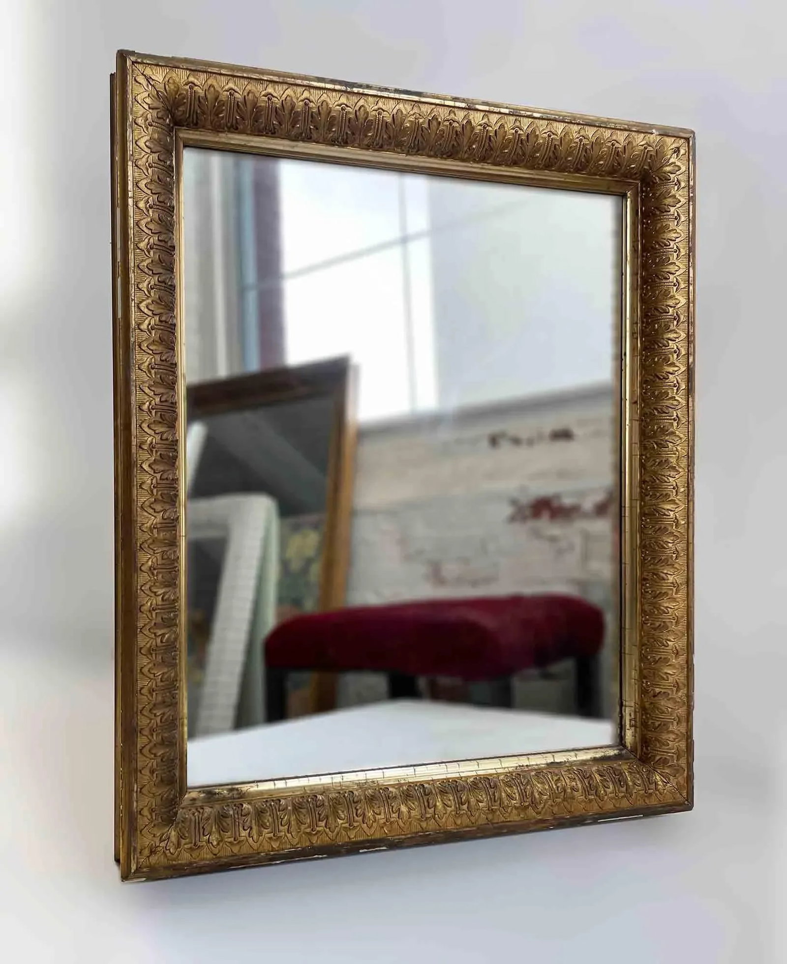 Antique Giltwood Mirror - 4