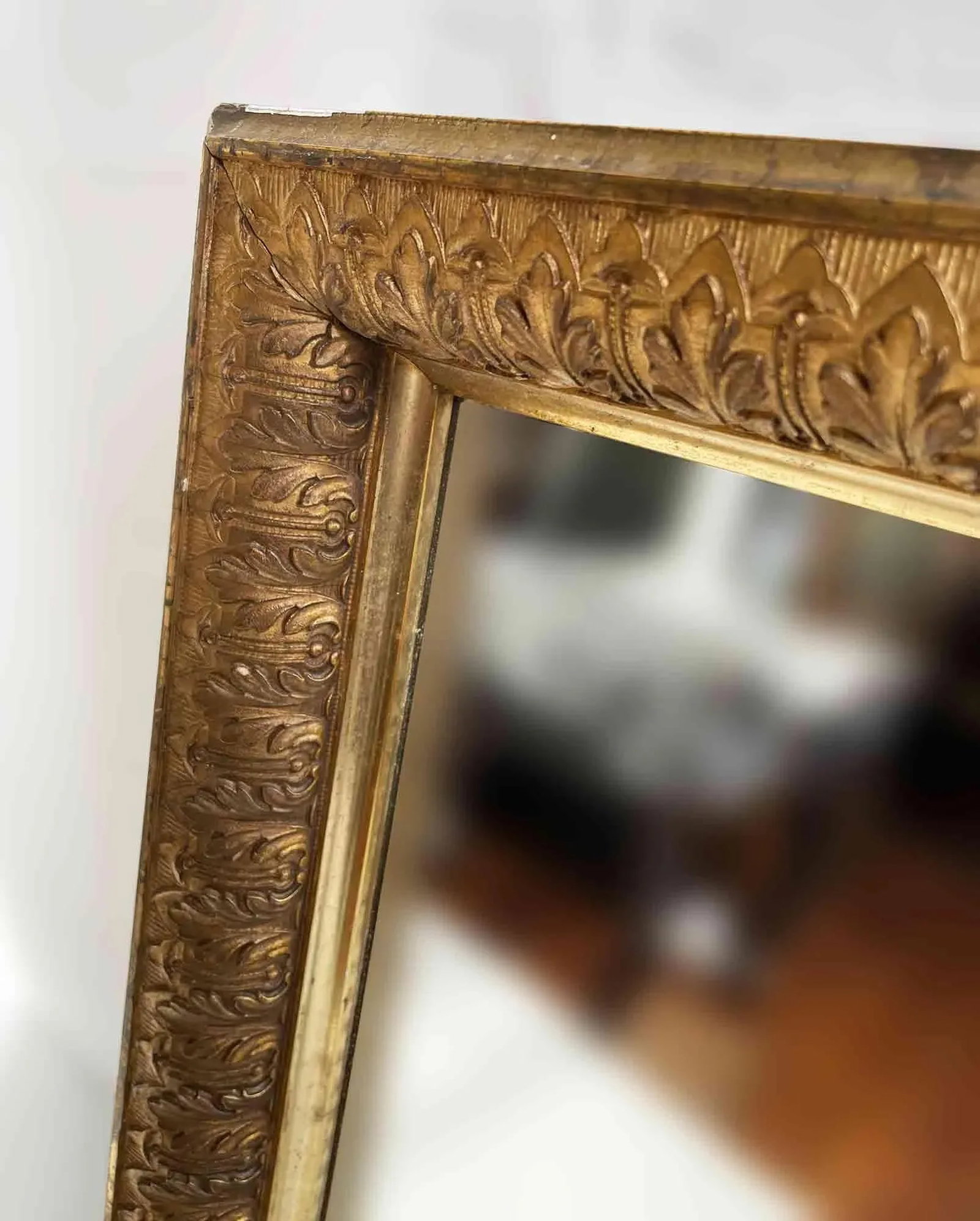 Antique Giltwood Mirror - 5