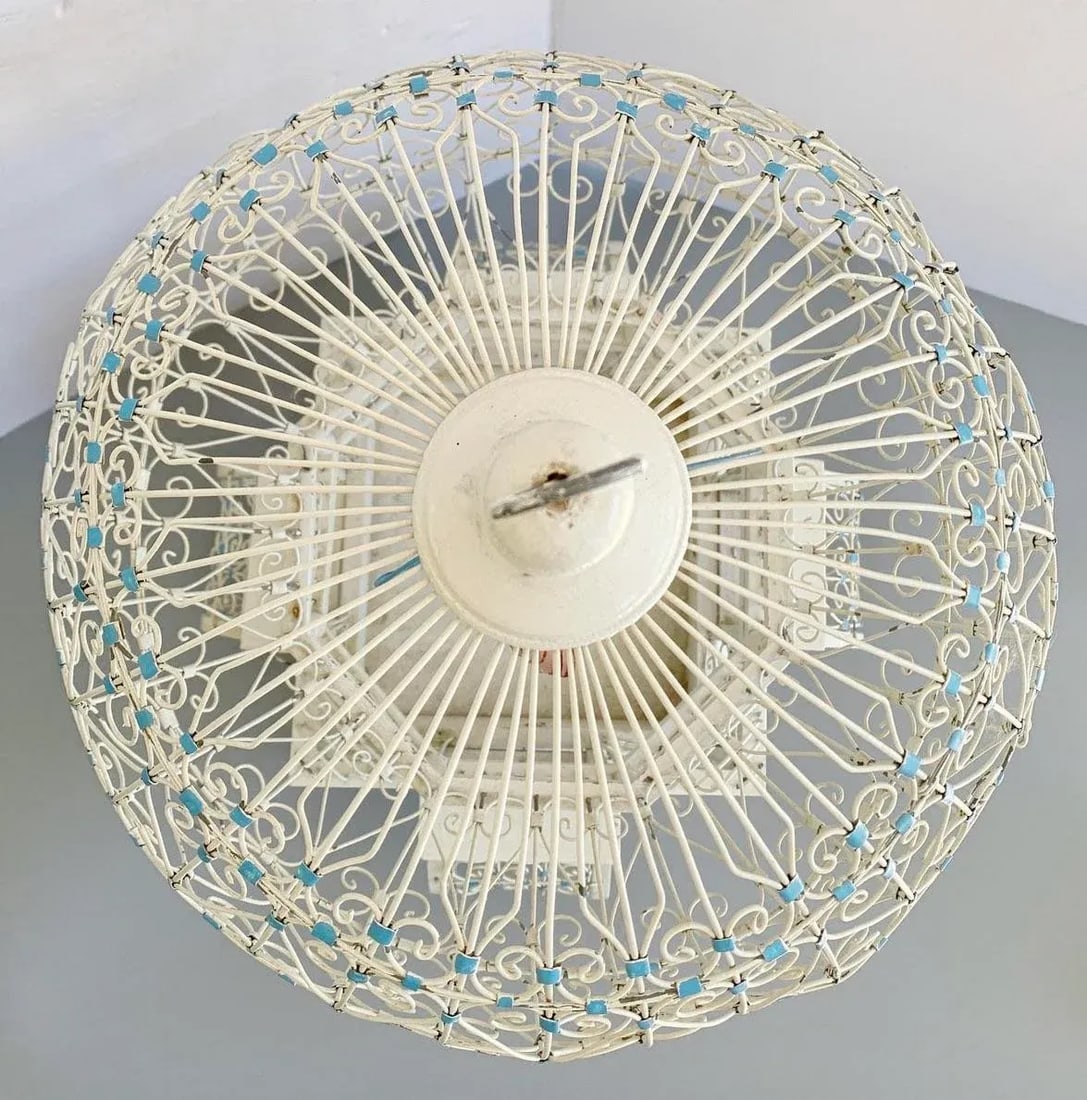 Vintage French Colonial Domed Bird Cage - 10