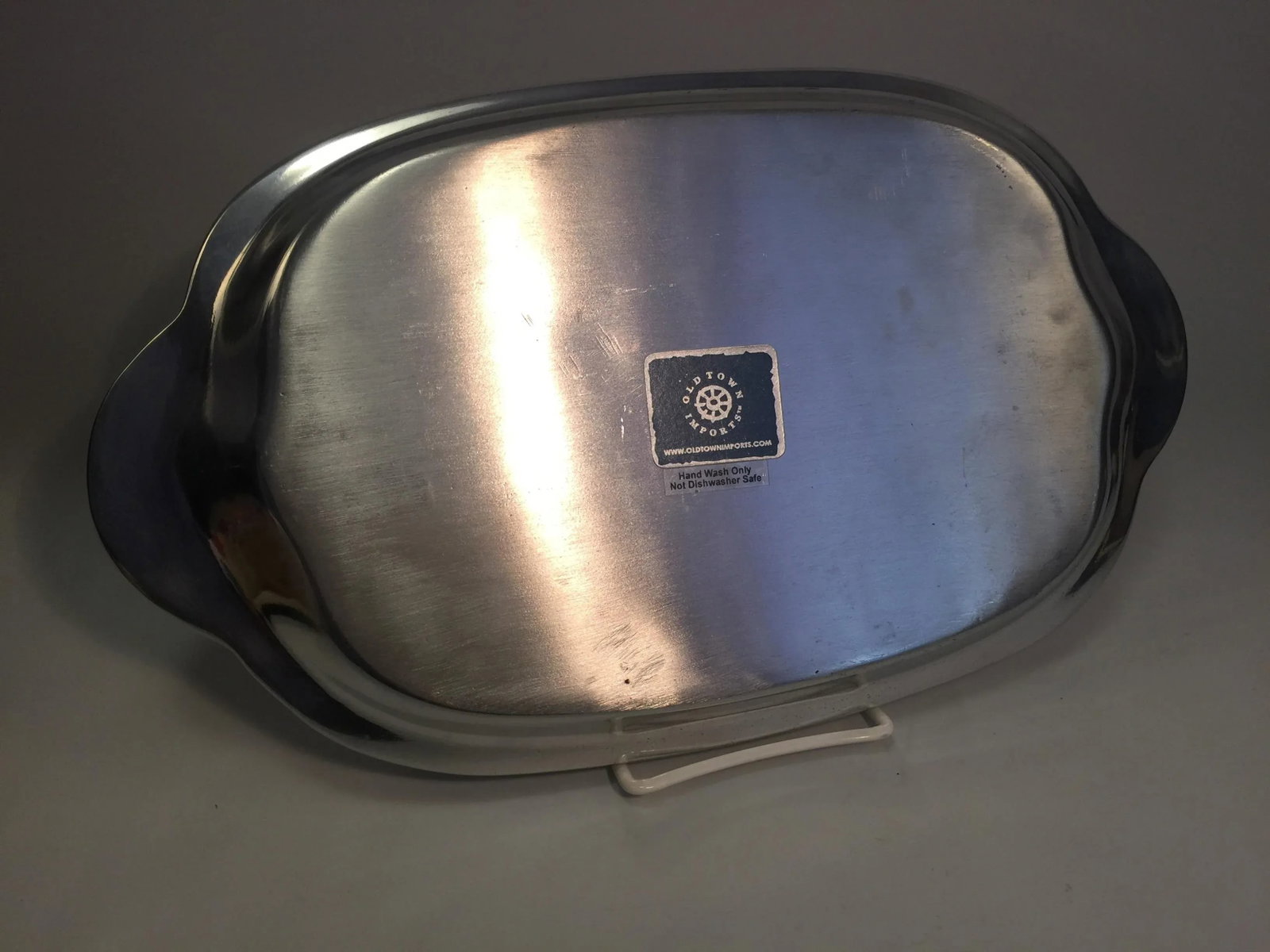 Vintage Old Town Imports Fan Shell Art Deco Designer Display Serving Tray - 4