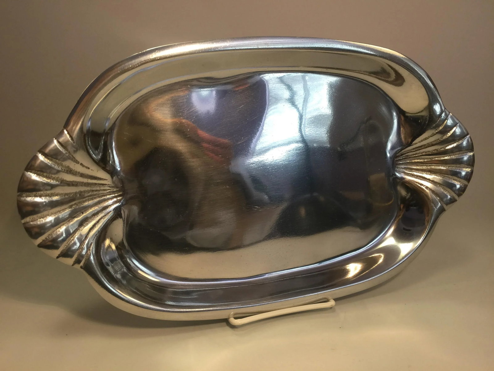 Vintage Old Town Imports Fan Shell Art Deco Designer Display Serving Tray - 6