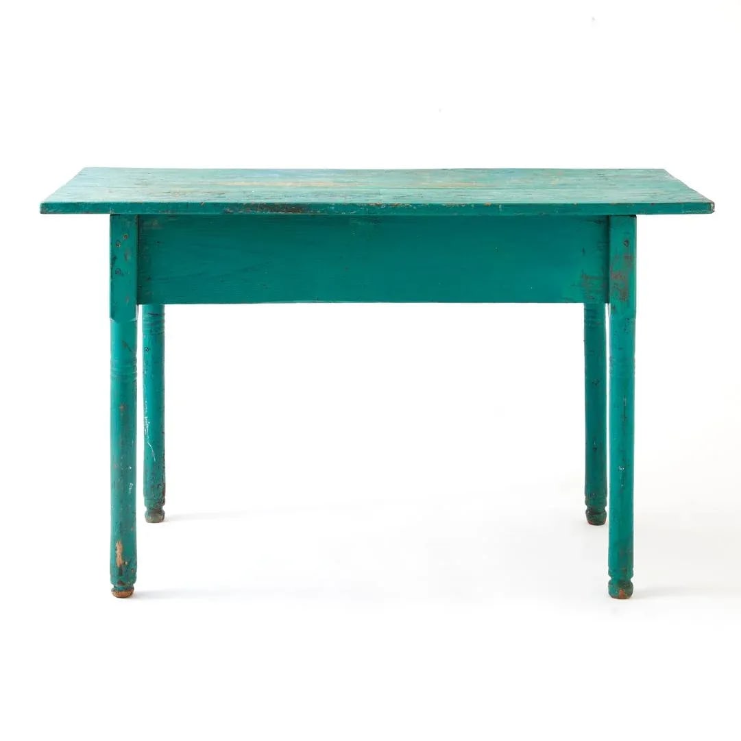 Antique Painted Table, Early 20th Century - 12