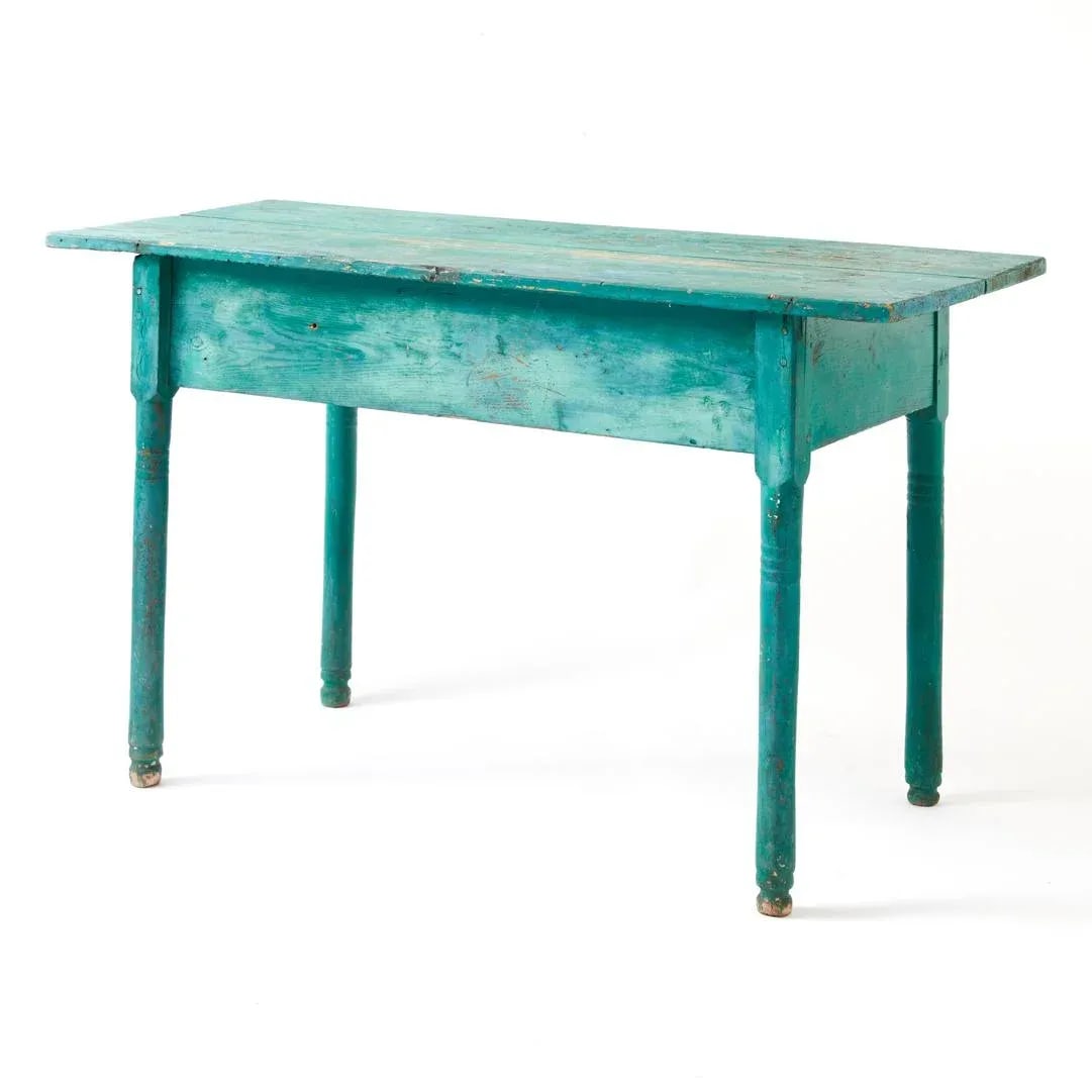 Antique Painted Table, Early 20th Century - 6