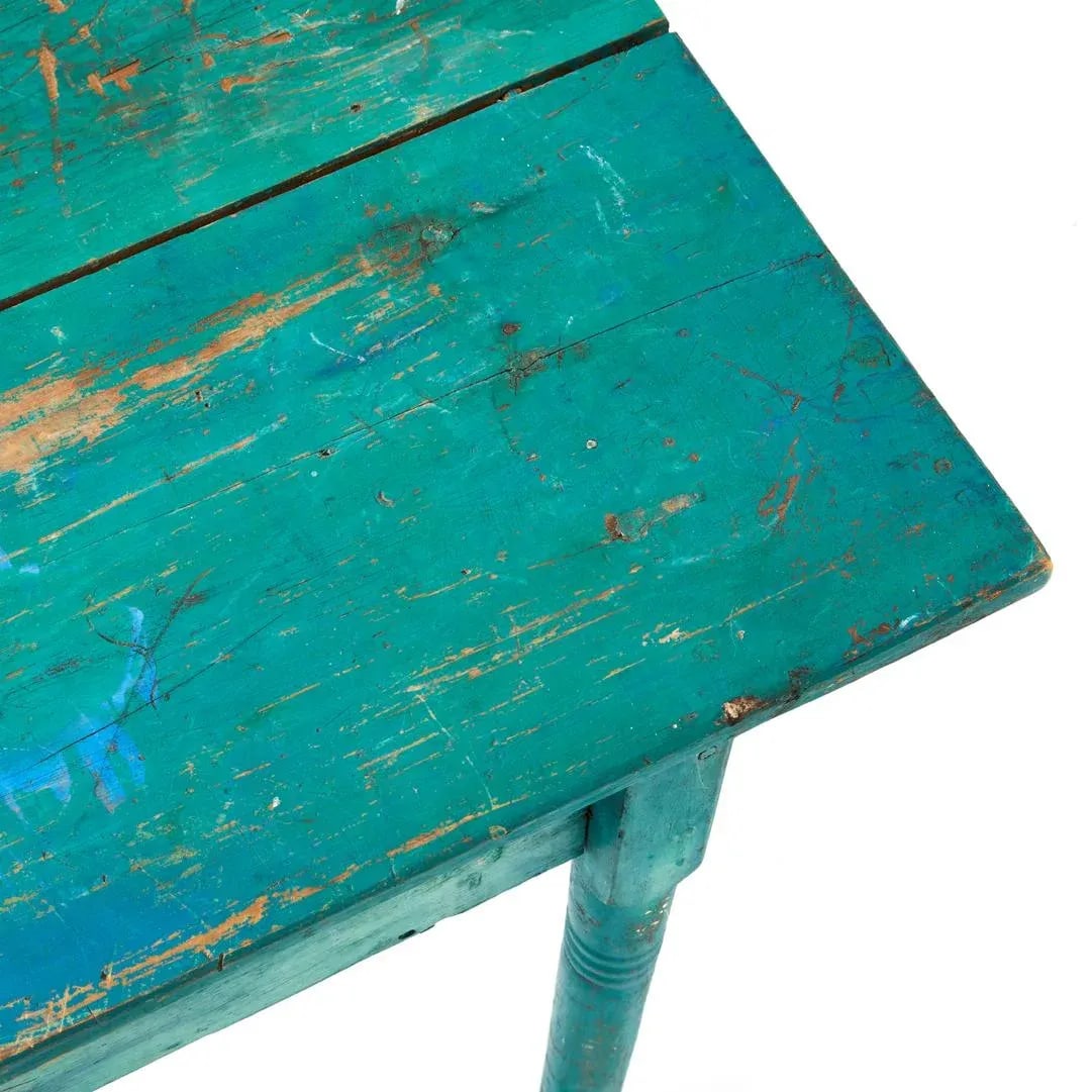 Antique Painted Table, Early 20th Century - 9