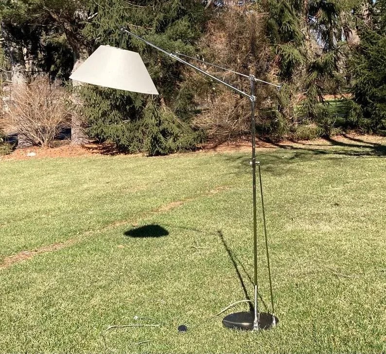 Vintage Modern Chrome Floor Lamp - 3