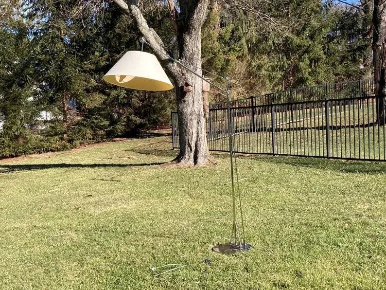 Vintage Modern Chrome Floor Lamp - 6