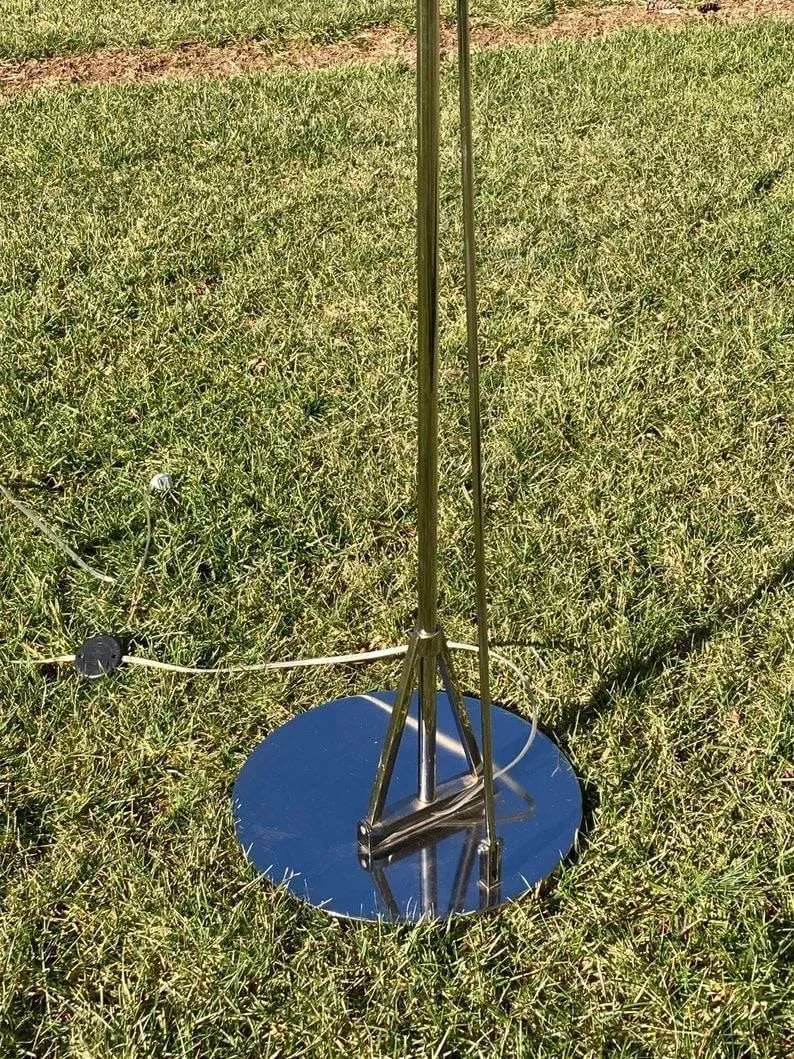 Vintage Modern Chrome Floor Lamp - 9