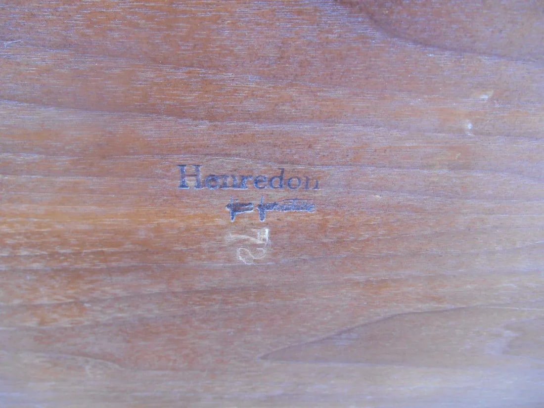 Henredon Mid-Century Modern Birdseye Inlaid Maple Side Table - 6