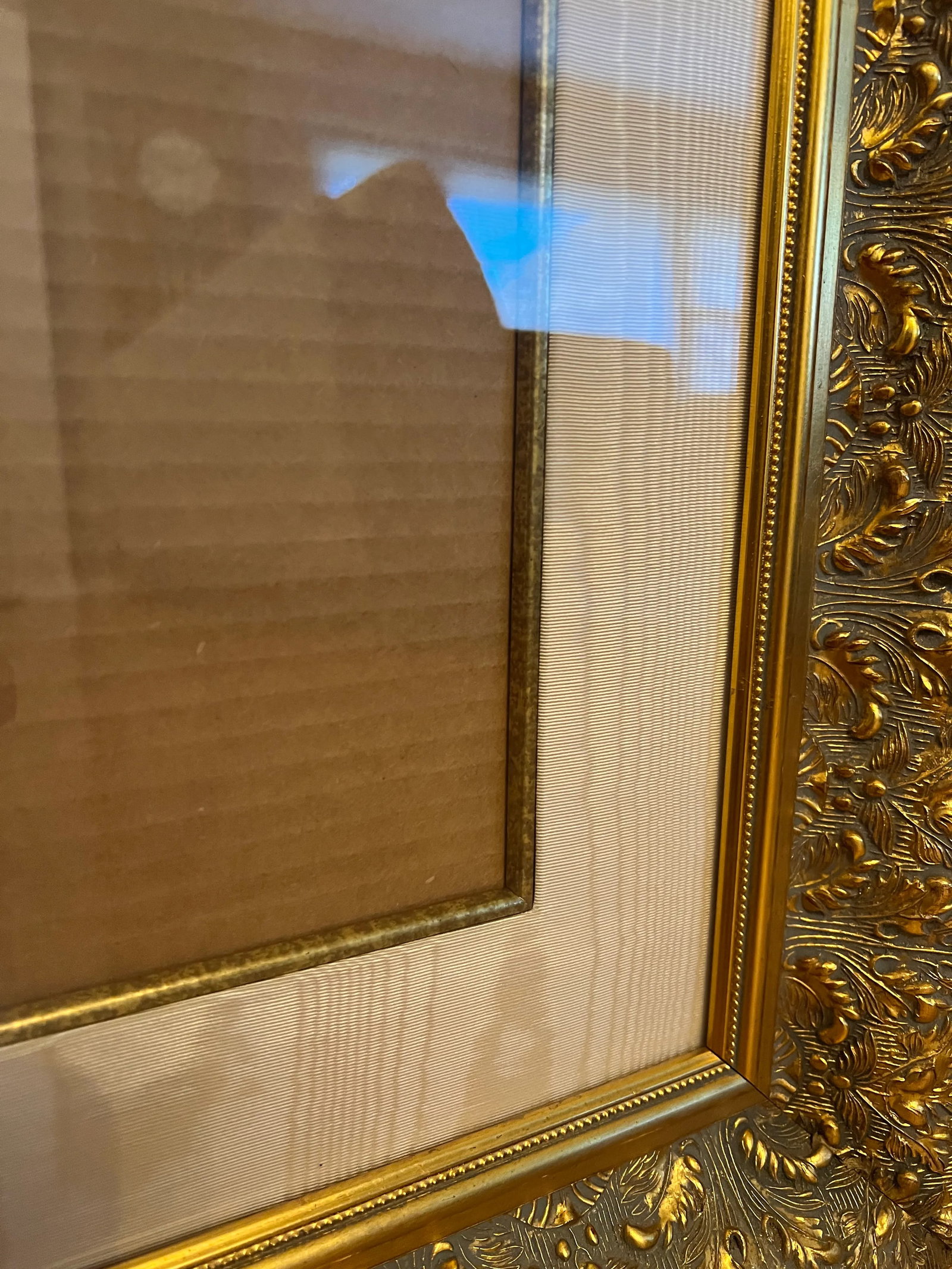 1990s Ornate Wood / Gold Frame - 6