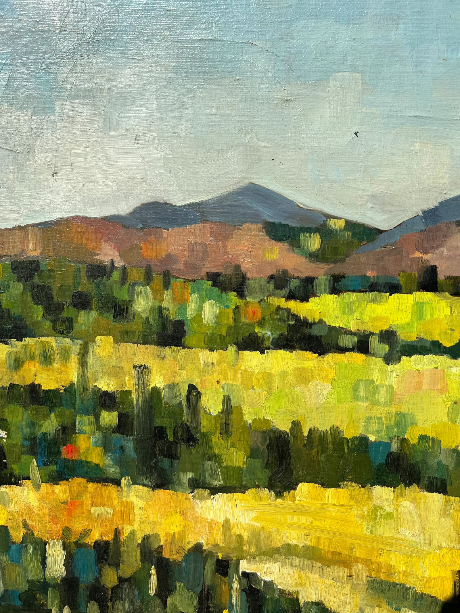French Countryside Landscape Oil Painting Framed - 10