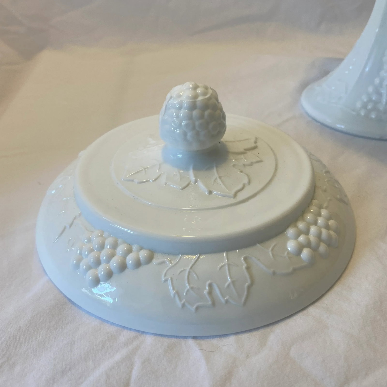 1950s Colony Milk Glass Compote - 3