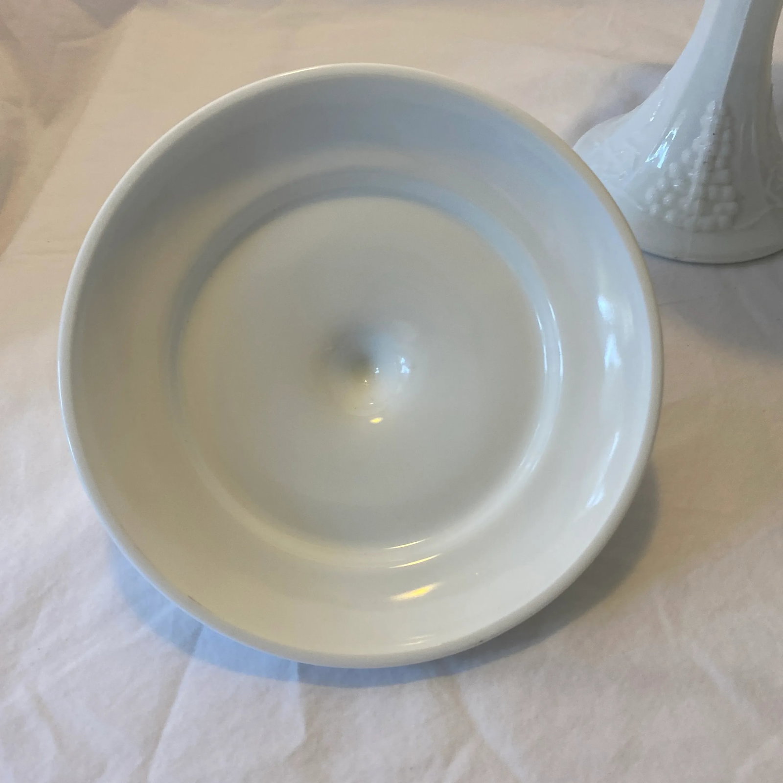 1950s Colony Milk Glass Compote - 4