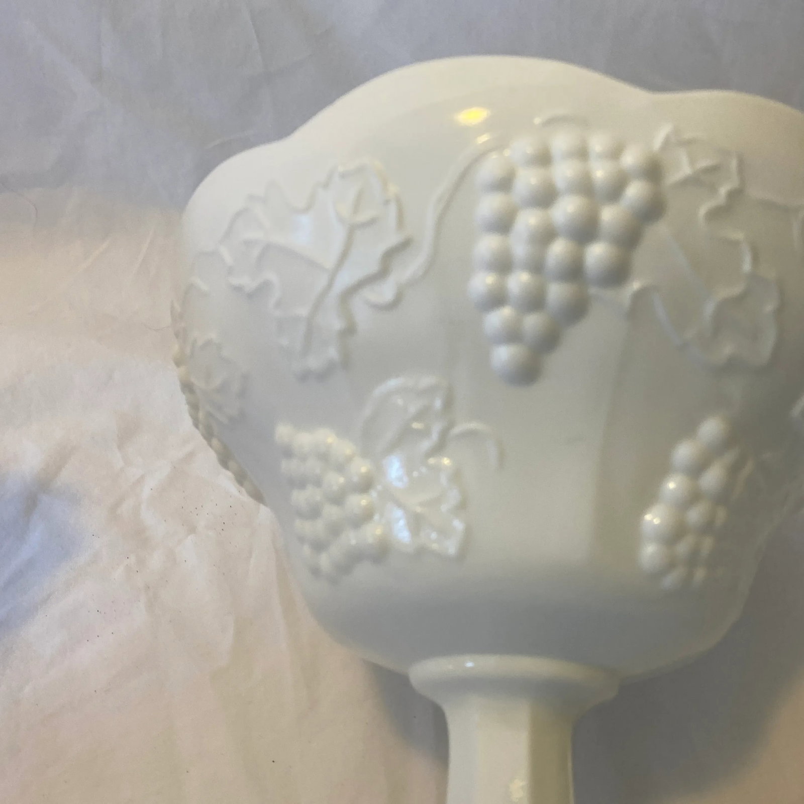 1950s Colony Milk Glass Compote - 5