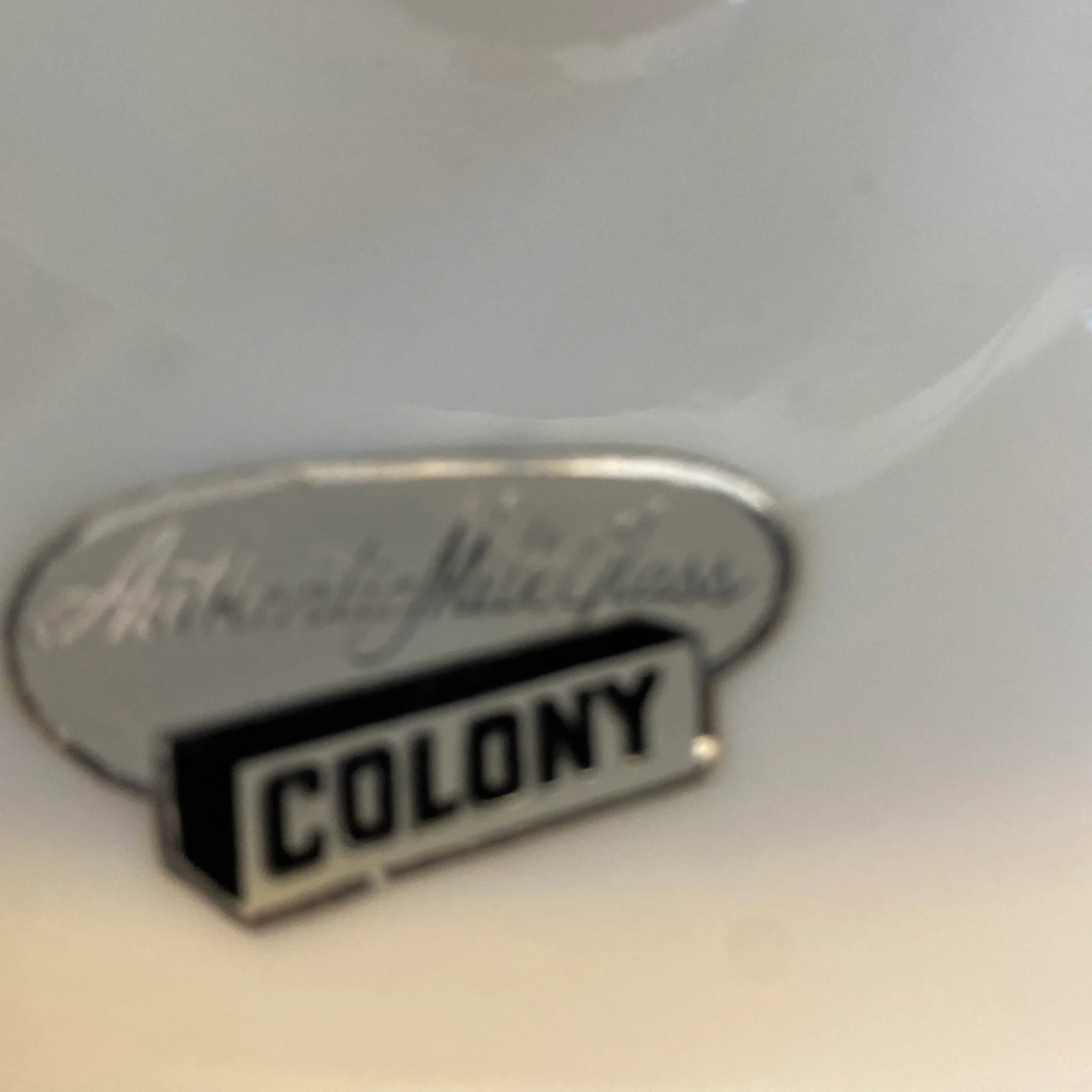 1950s Colony Milk Glass Compote - 7