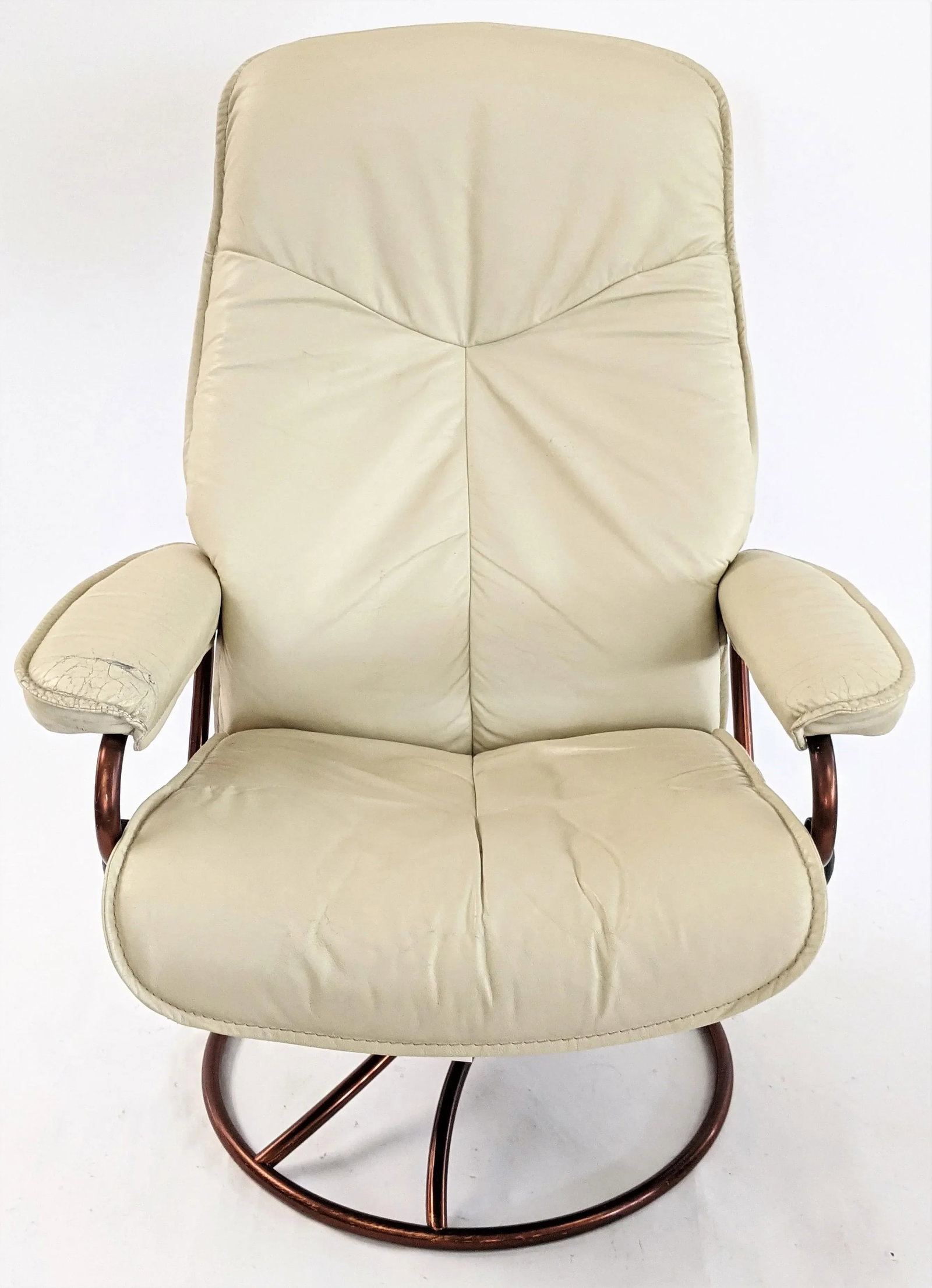 Vintage Ekornes Stressles Lounge Chair With Footrest - 7