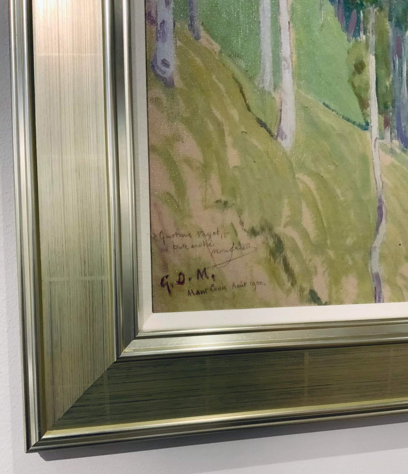 Plein Air Style Framed Landscape Painting By: Arroyo - 2