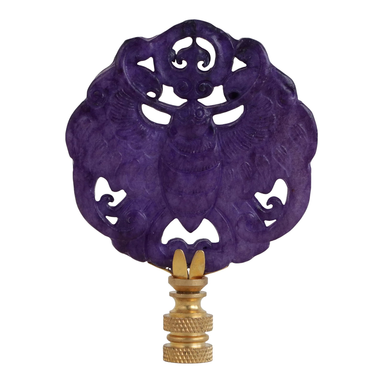 Purple Butterfly Lamp FInial (1 of 4)