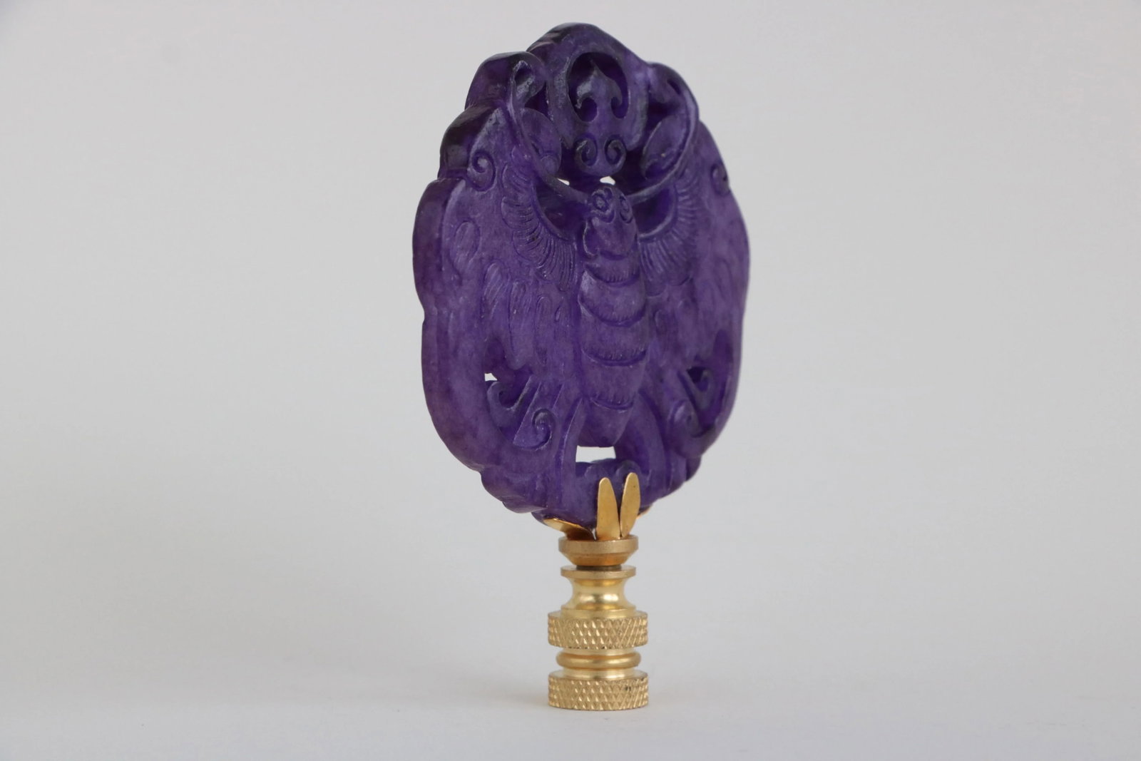 Purple Butterfly Lamp FInial - 2