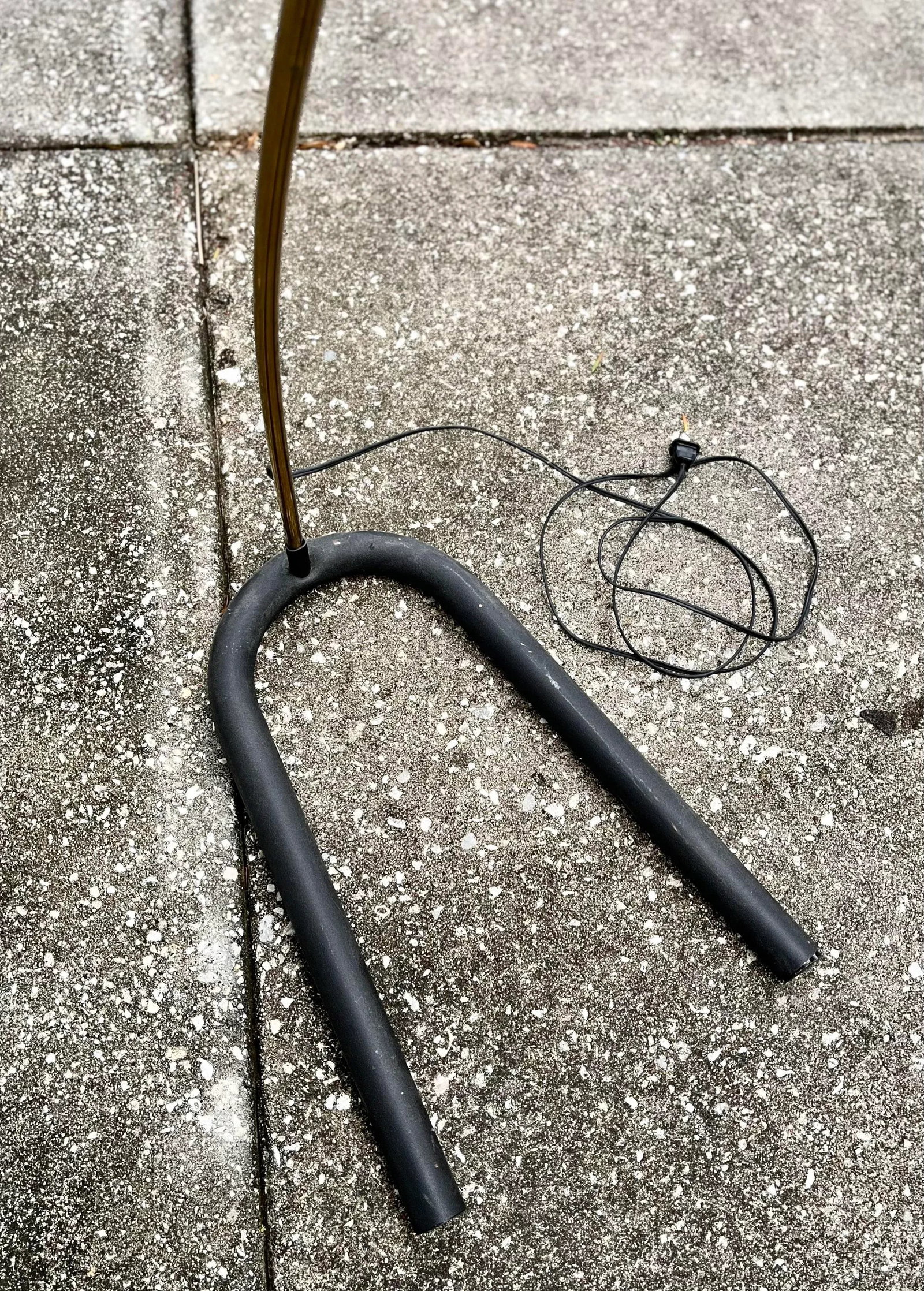 Mid Century Modern Brass Floor Lamp | Arco "Eyeball" Lamp - 9