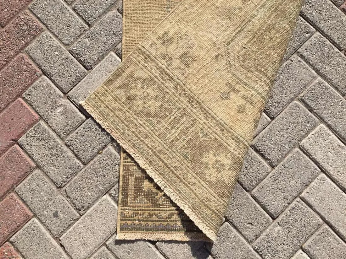 Distressed Oushak Runner - 2'10" x 8'9" - 8