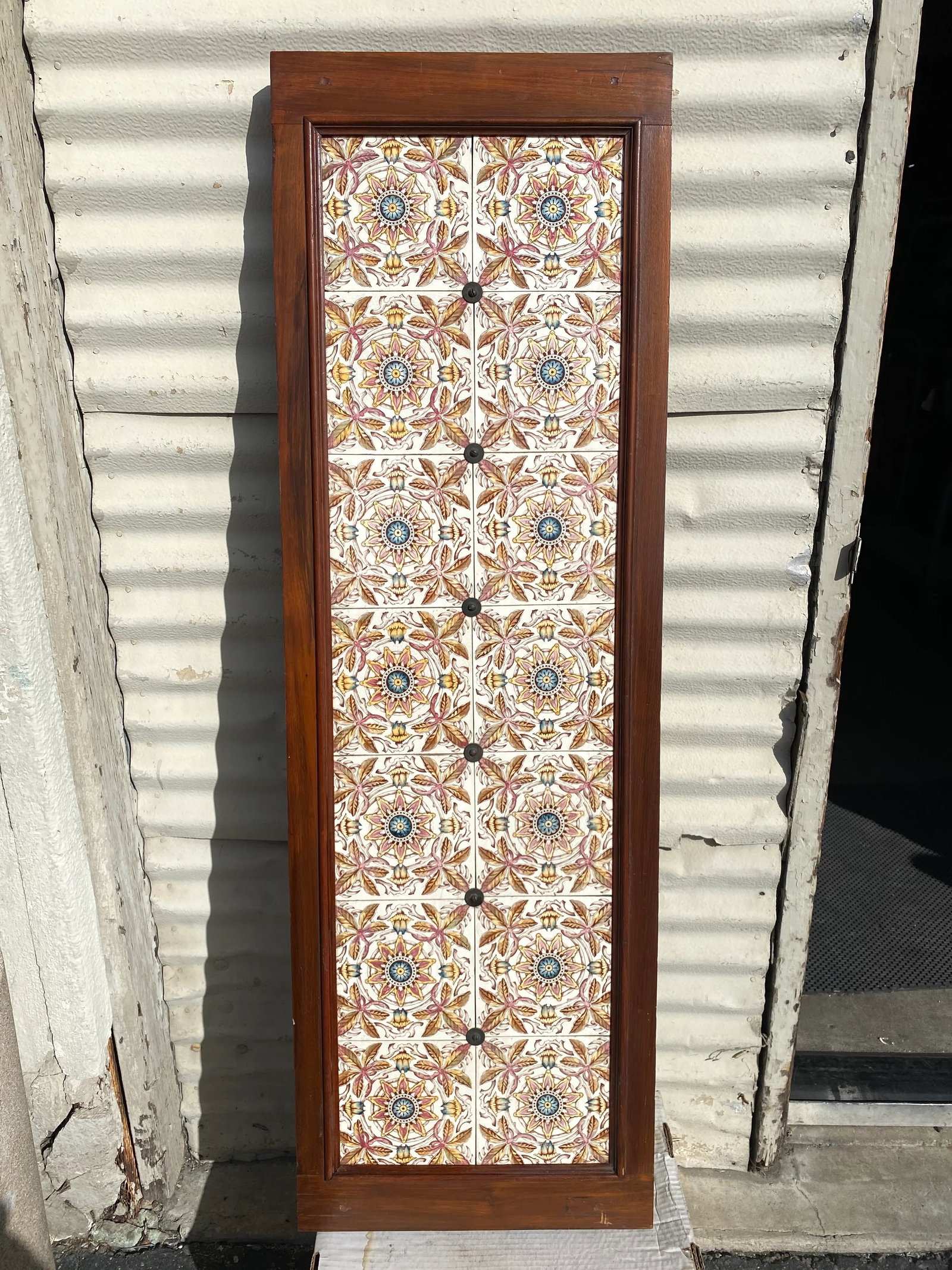 Framed Victorian Flaxman English Tile Panel - 10
