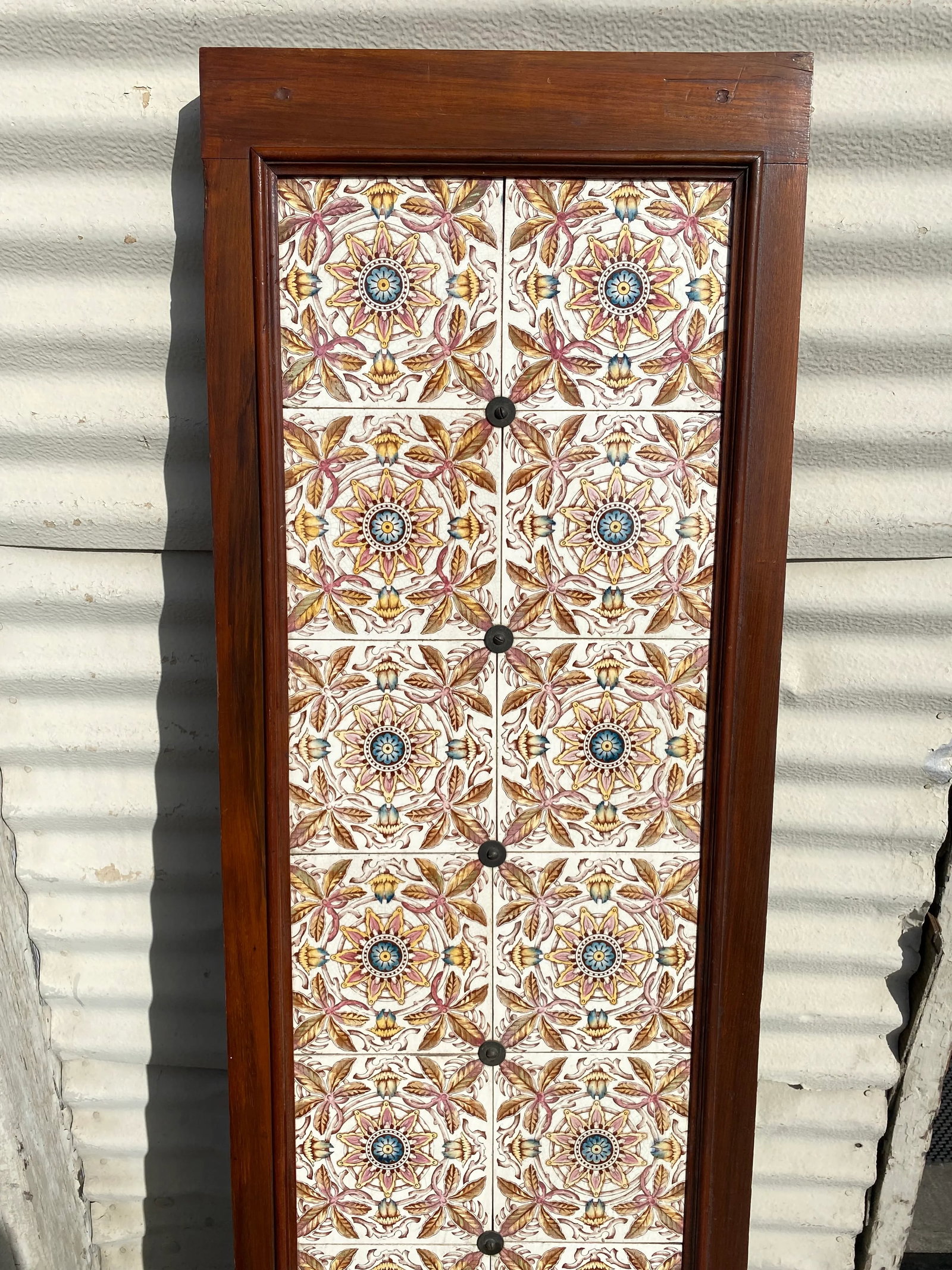 Framed Victorian Flaxman English Tile Panel - 2