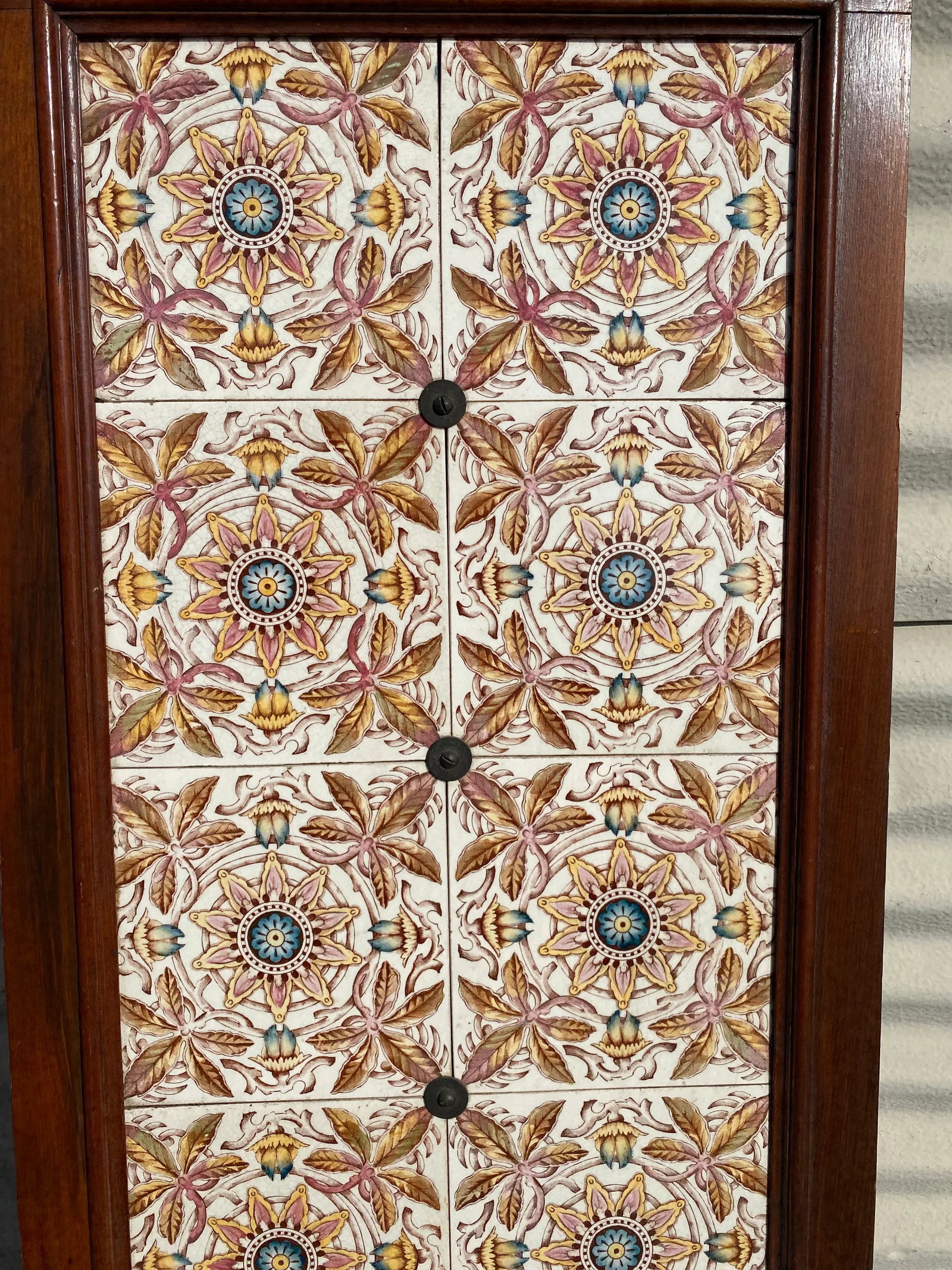 Framed Victorian Flaxman English Tile Panel - 4