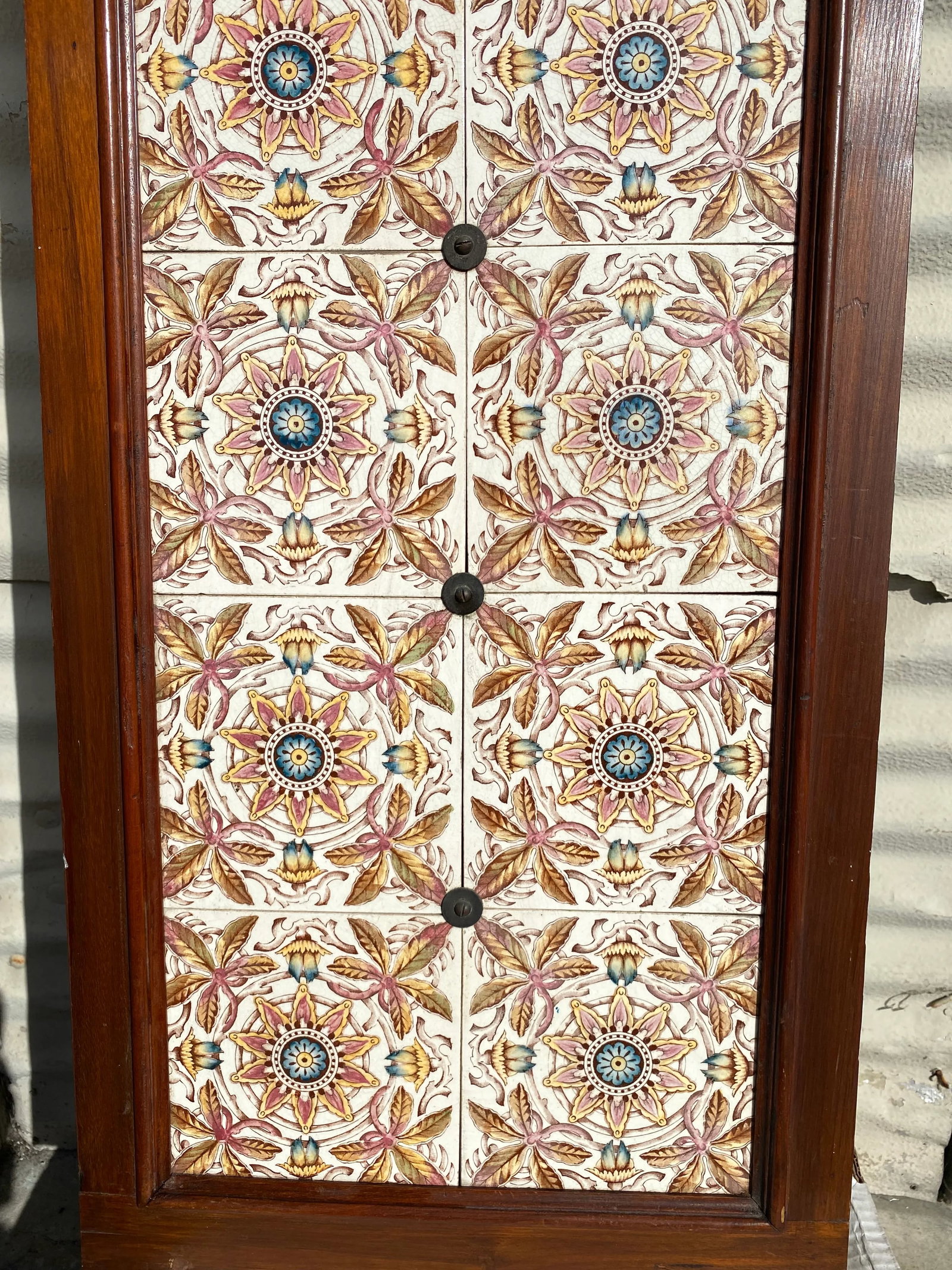 Framed Victorian Flaxman English Tile Panel - 5