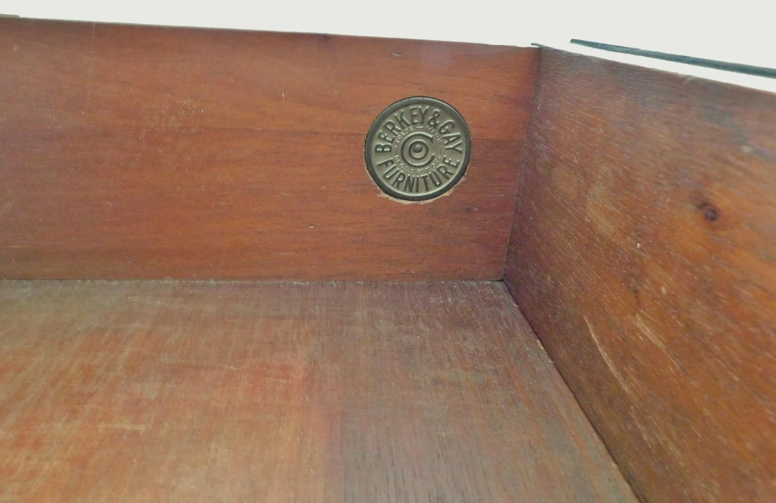 Berkey & Gay Antique Tiger Maple Wood Sideboard Buffet Early 20th Century - 10