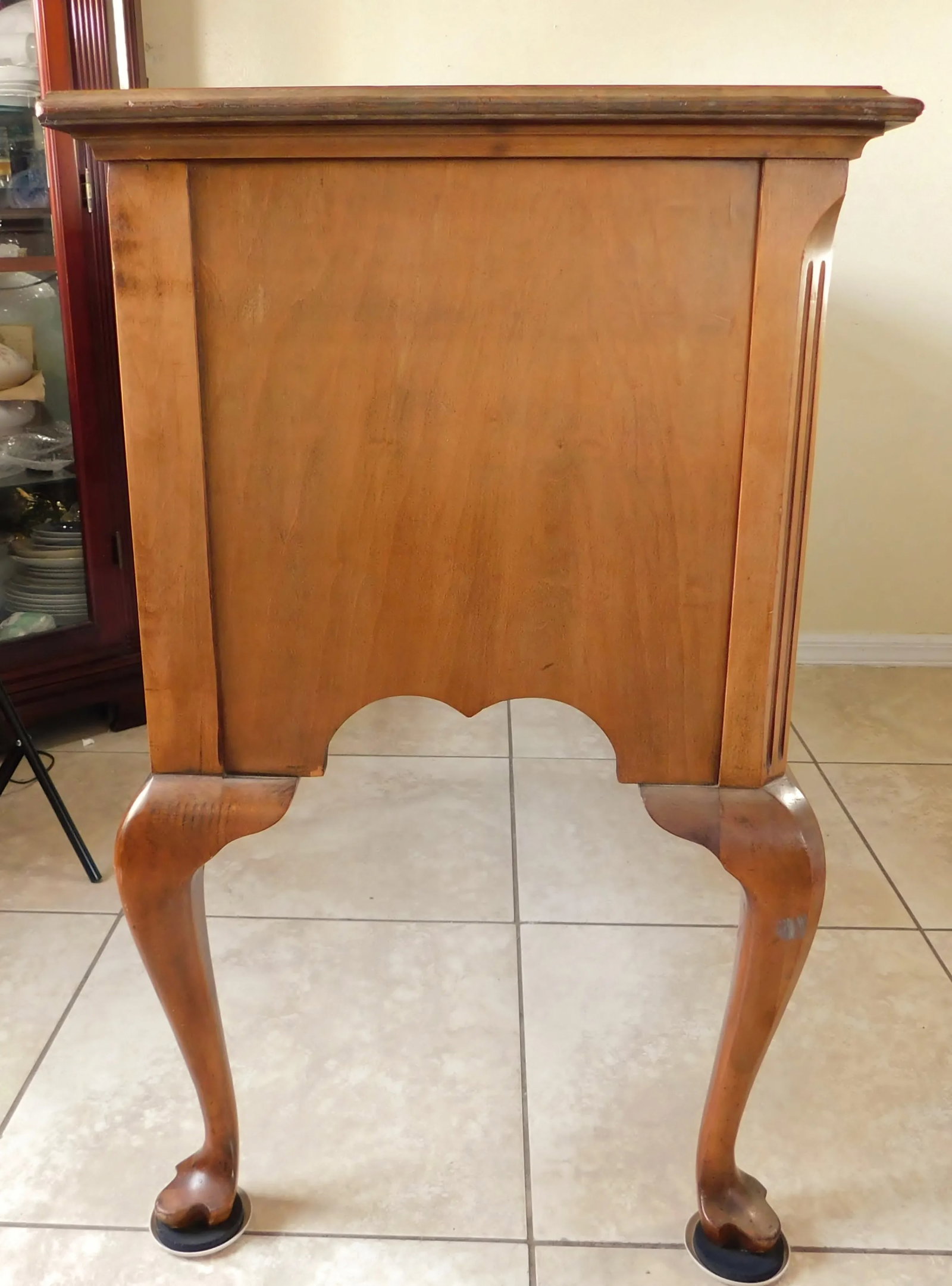 Berkey & Gay Antique Tiger Maple Wood Sideboard Buffet Early 20th Century - 4