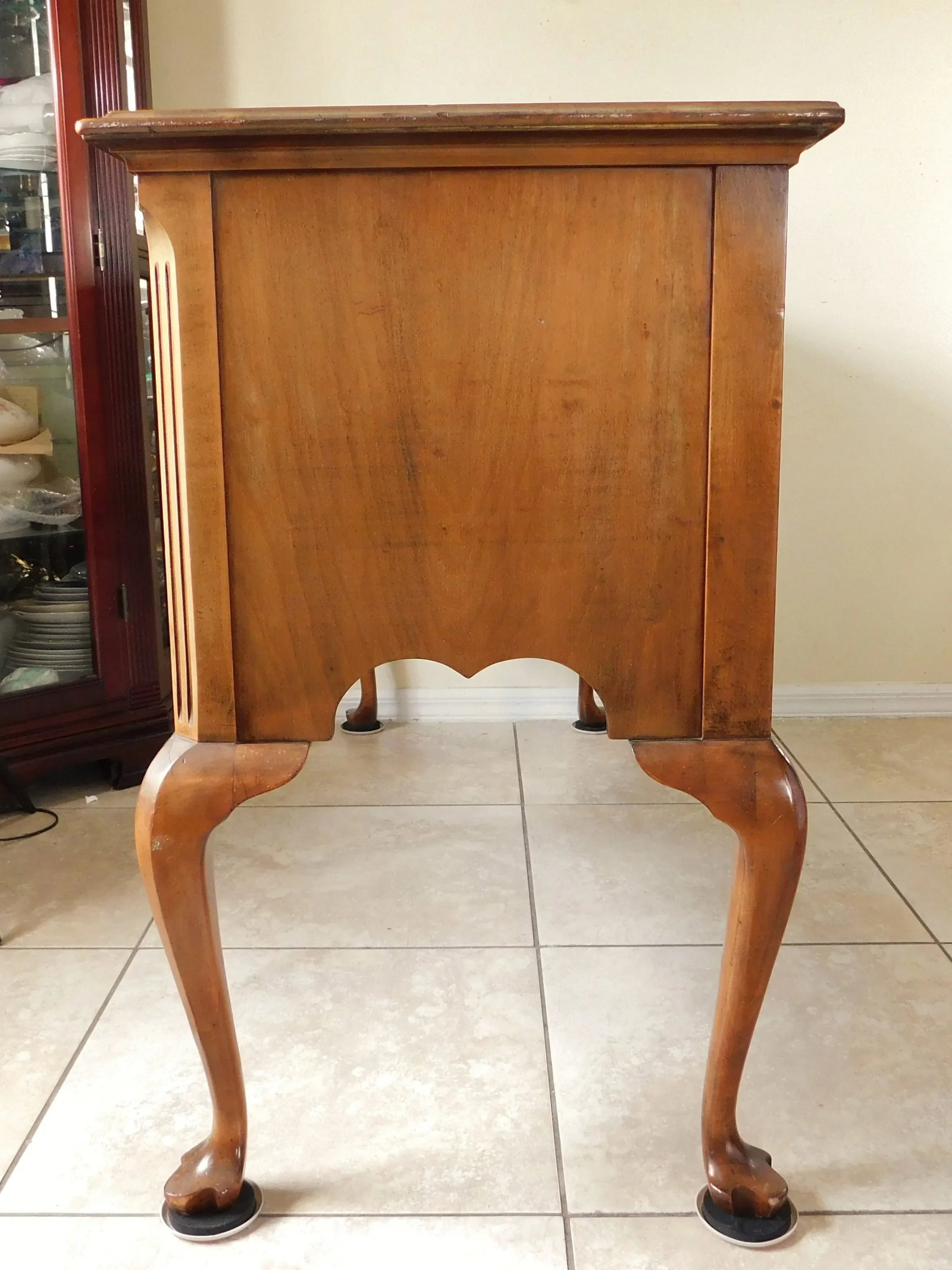 Berkey & Gay Antique Tiger Maple Wood Sideboard Buffet Early 20th Century - 7