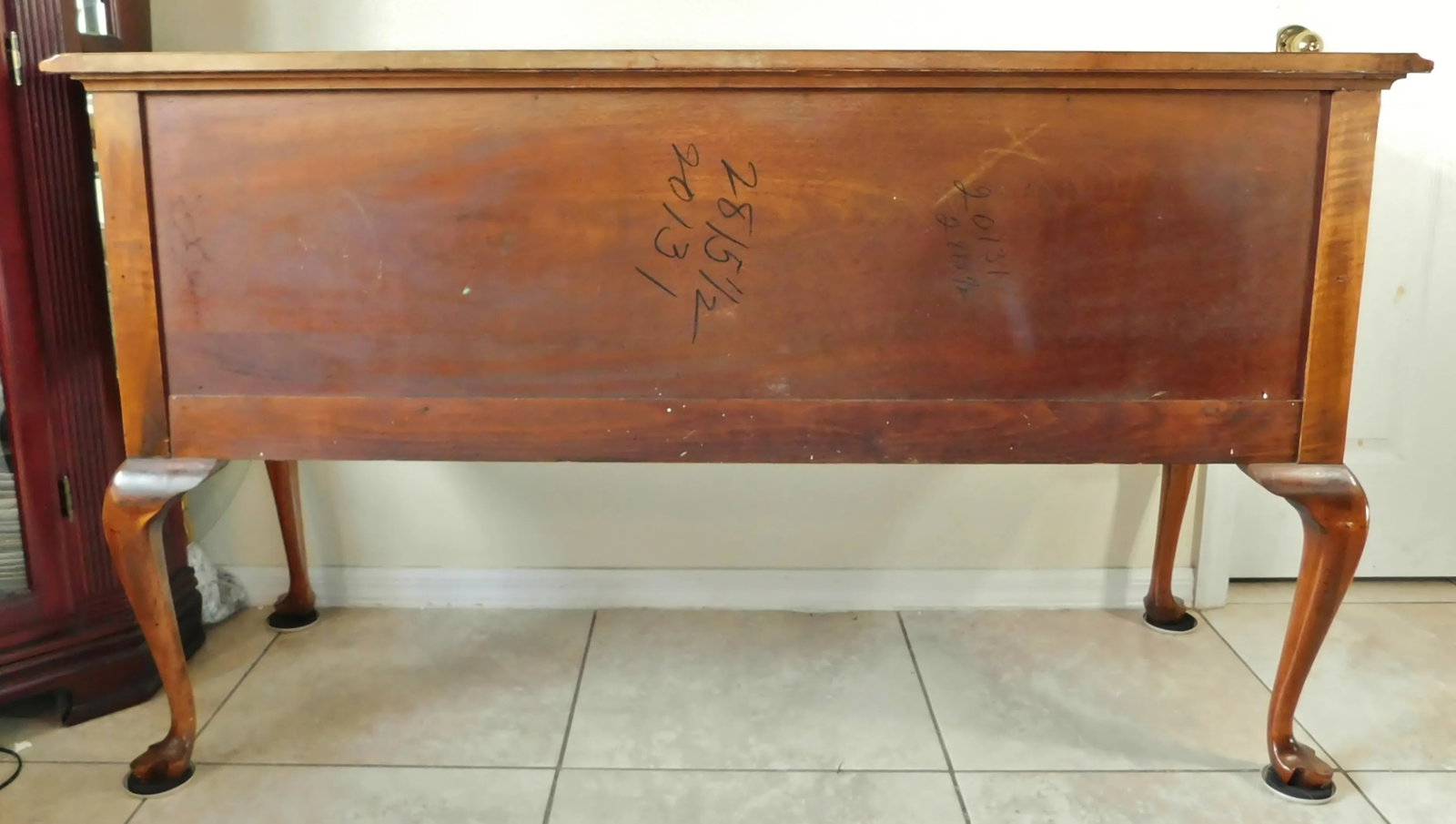Berkey & Gay Antique Tiger Maple Wood Sideboard Buffet Early 20th Century - 8
