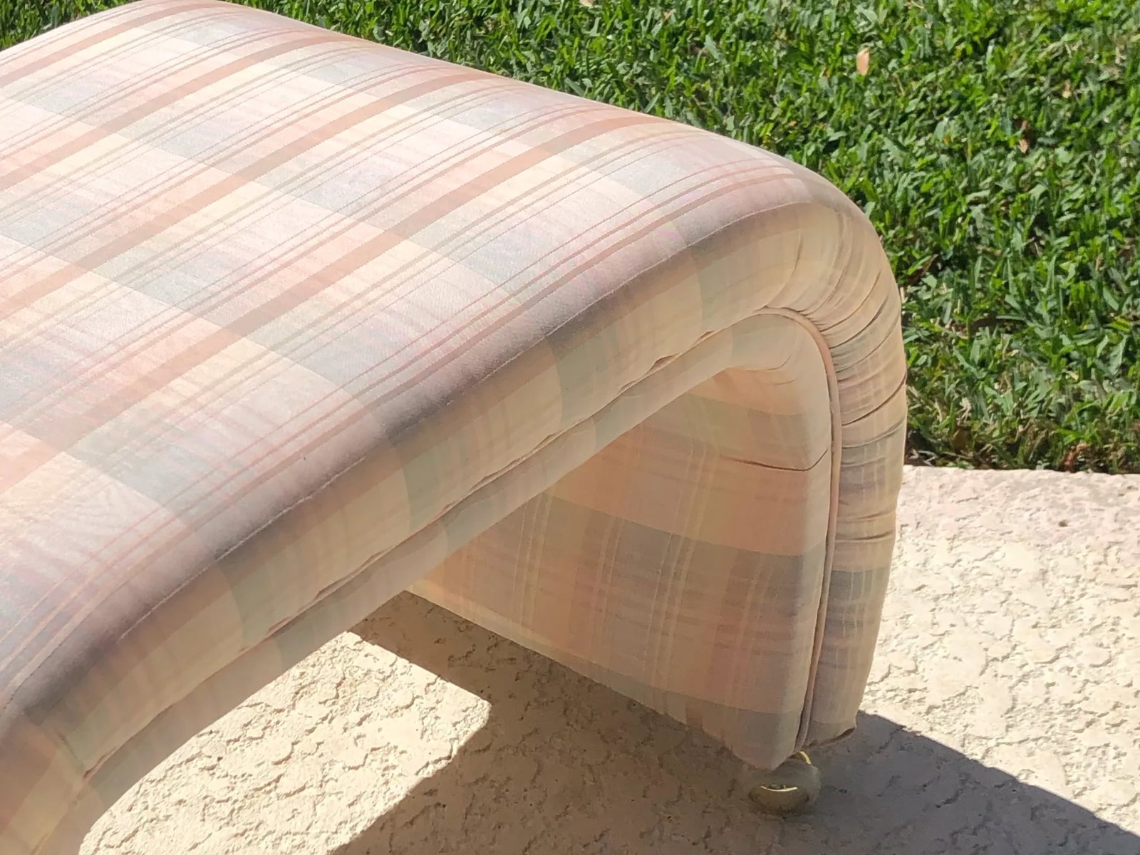 1980s Vintage Karl Springer Style Waterfall Benches - a Pair - 2