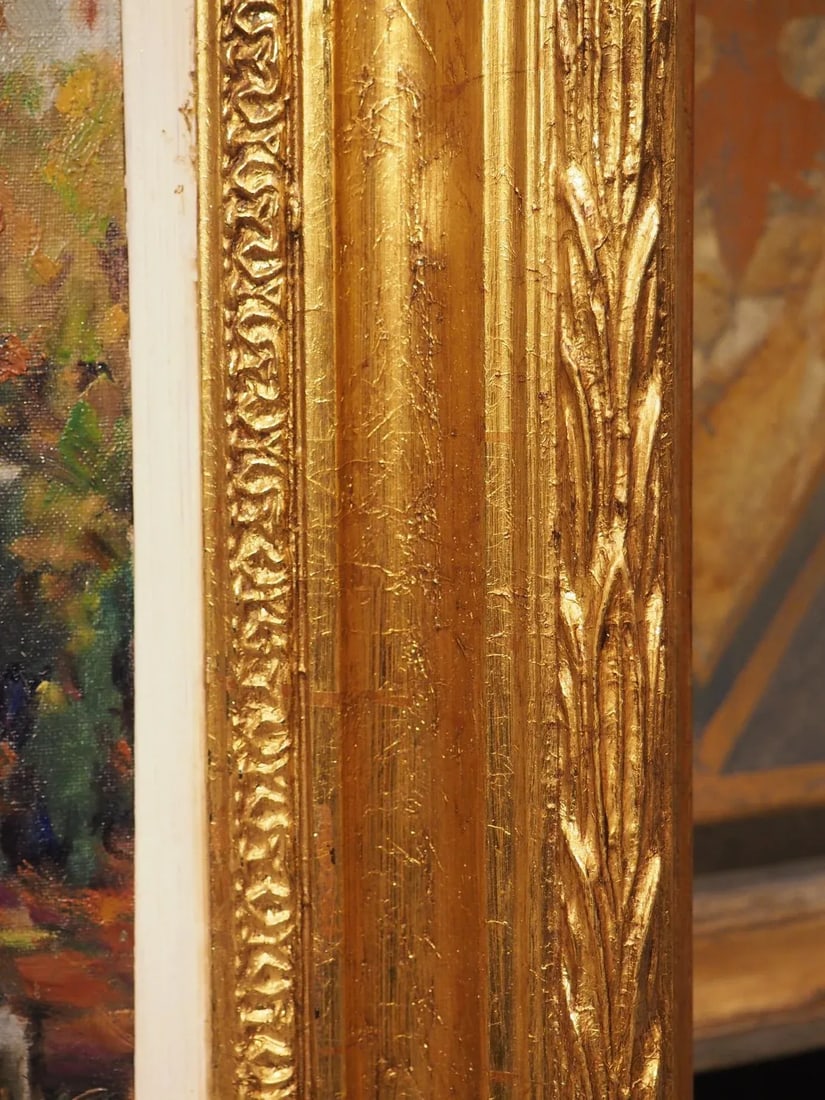Les Jardins De Versailles Oil on Canvas Painting by Edouard-Henri Muller - 3