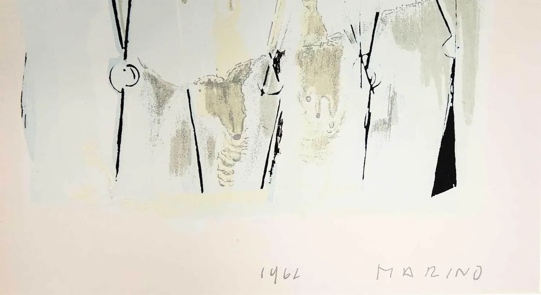 Marino Marini Lithograph Signed Limited Edition "Quadrille", 1962 - 3