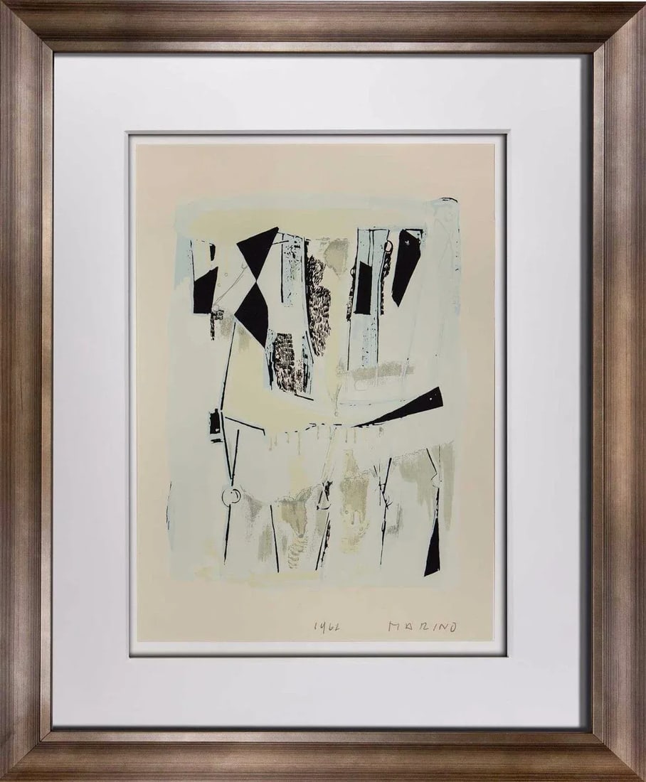 Marino Marini Lithograph Signed Limited Edition "Quadrille", 1962 - 5