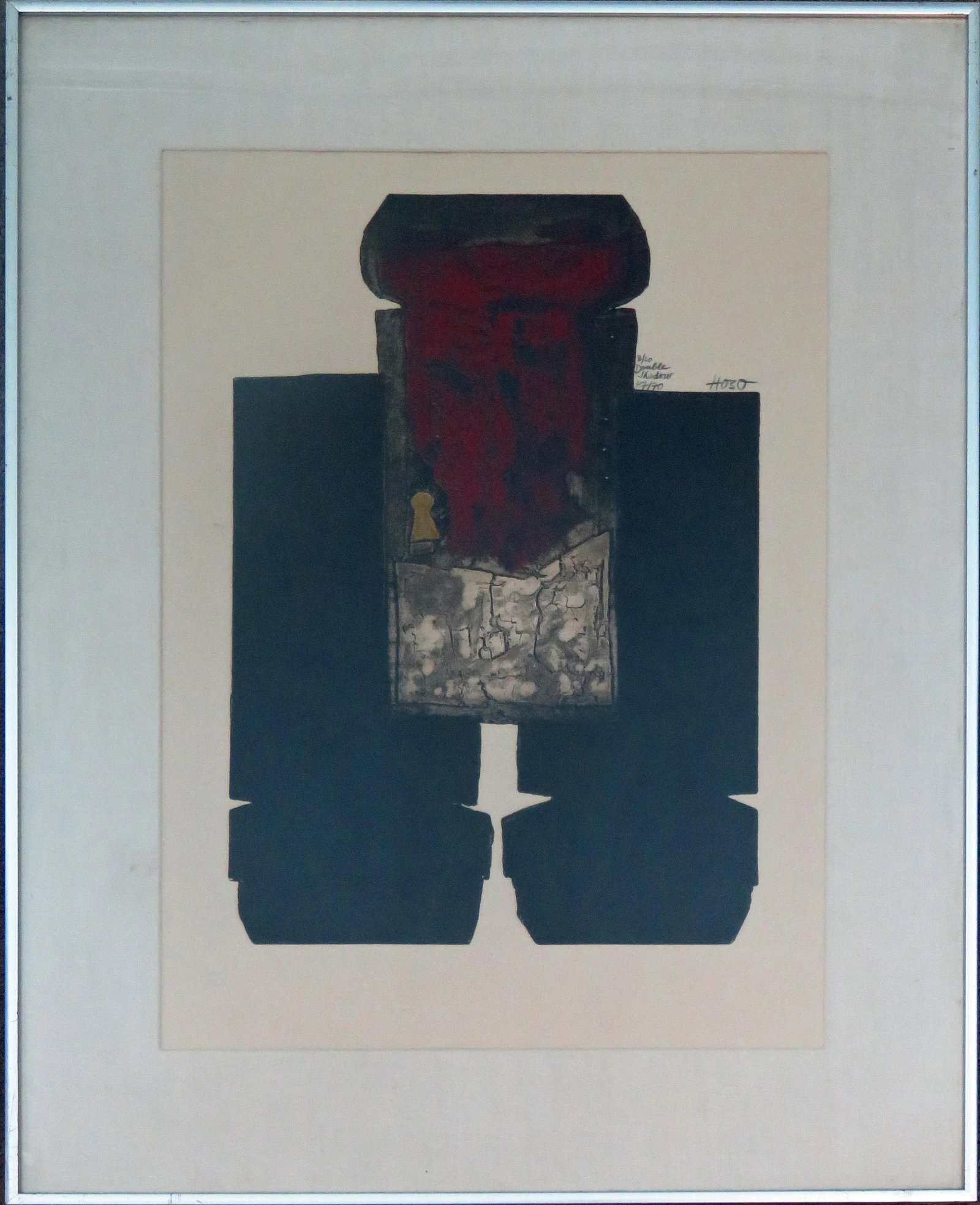 Dzevad Hozo Limited Edition Signed Aquatint Etching Gold Leaf "Double Shadow" - 9