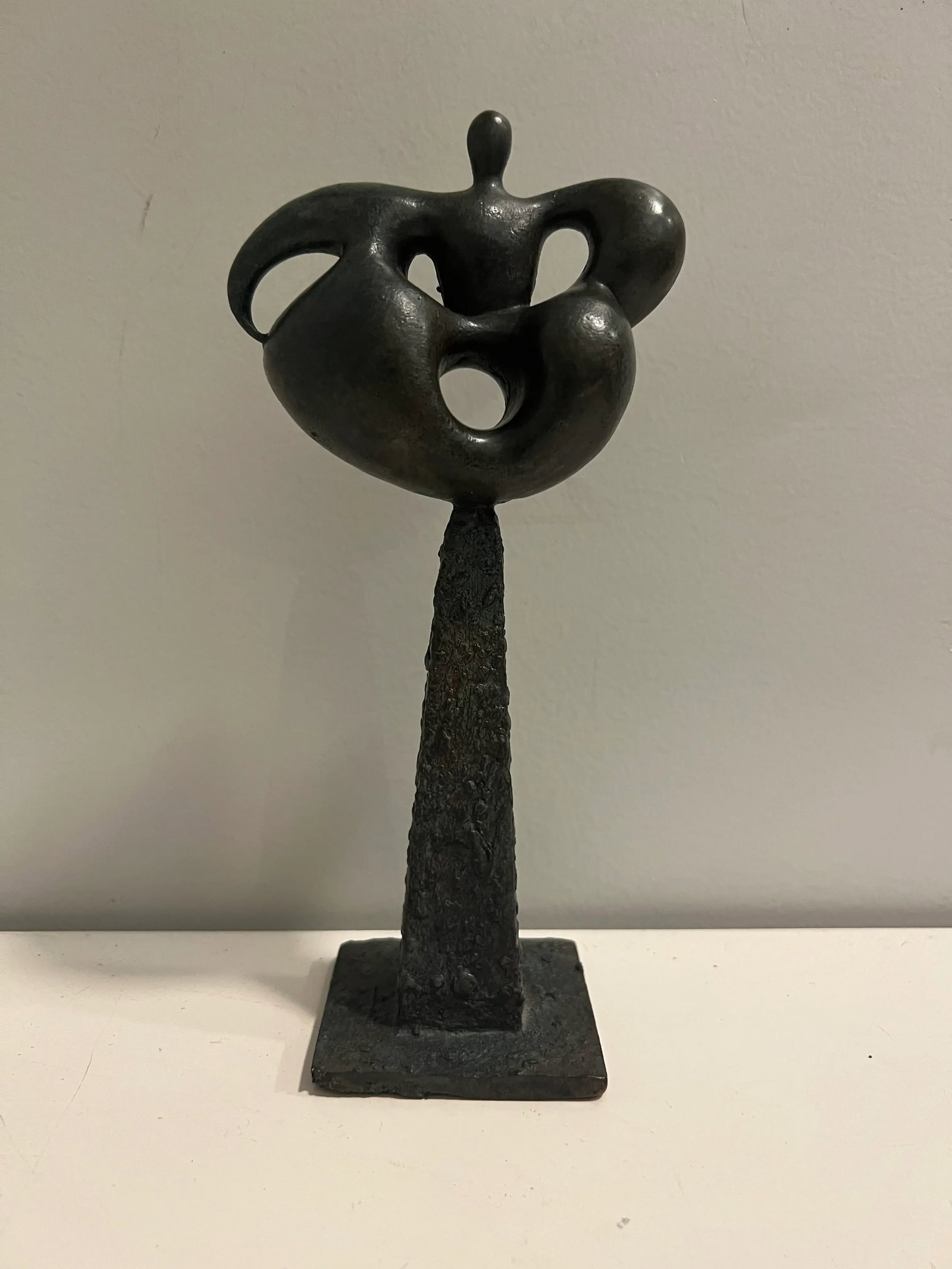 Philippe Ferrari (1961-), Vintage "Woman," Postmodern Bronze Sculpture, Signed & Dated - 3
