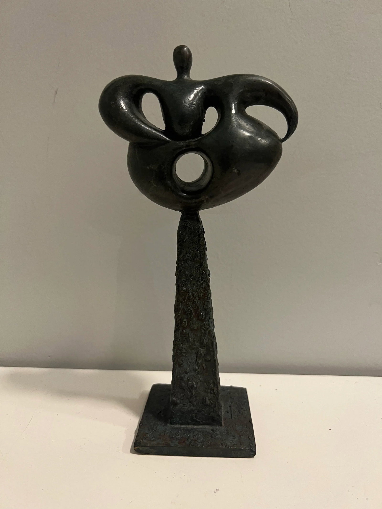 Philippe Ferrari (1961-), Vintage "Woman," Postmodern Bronze Sculpture, Signed & Dated - 4