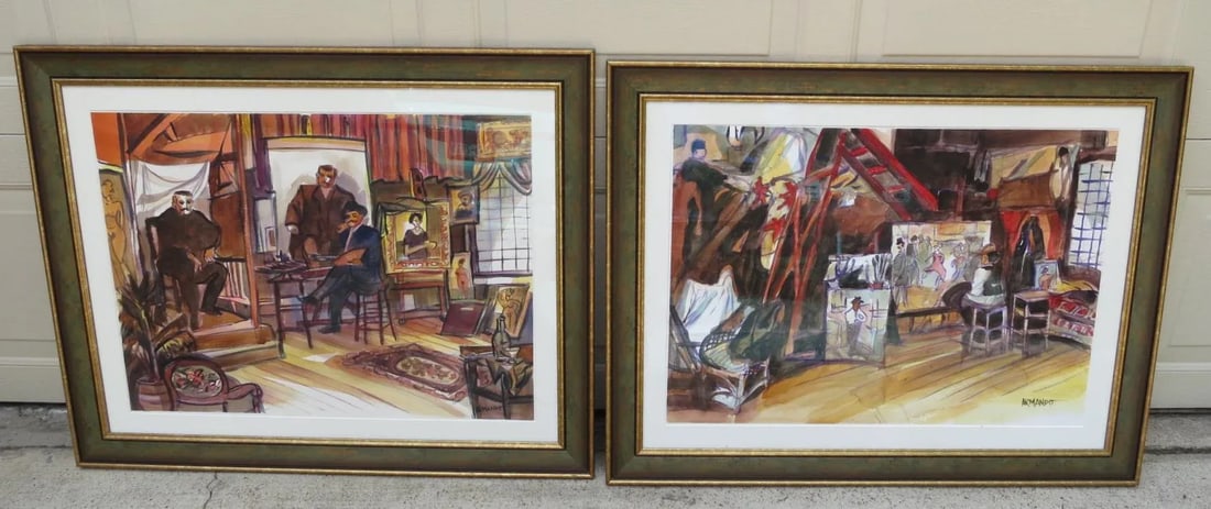 Framed Abstract Expressionism Painting by Armando - 10