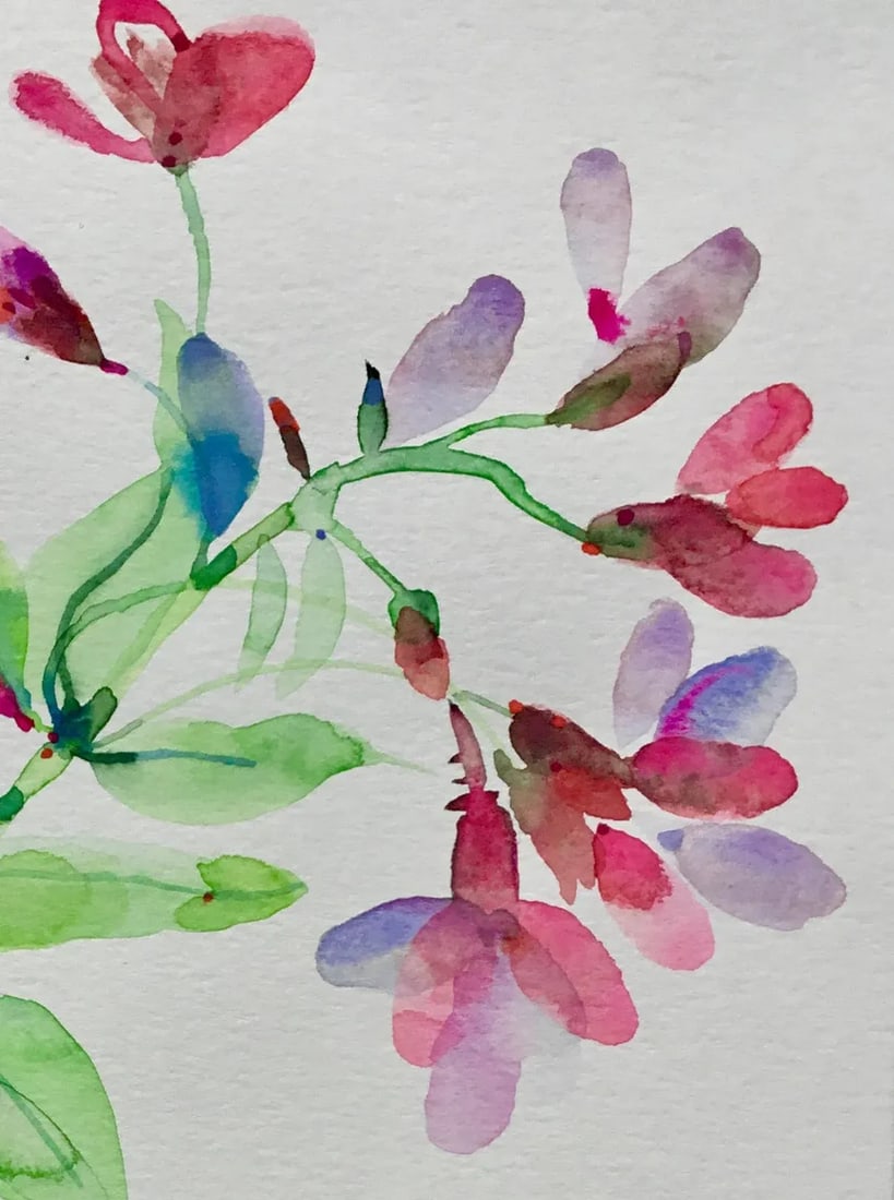 Botanical 41, Original Watercolor, 9x12" - 2