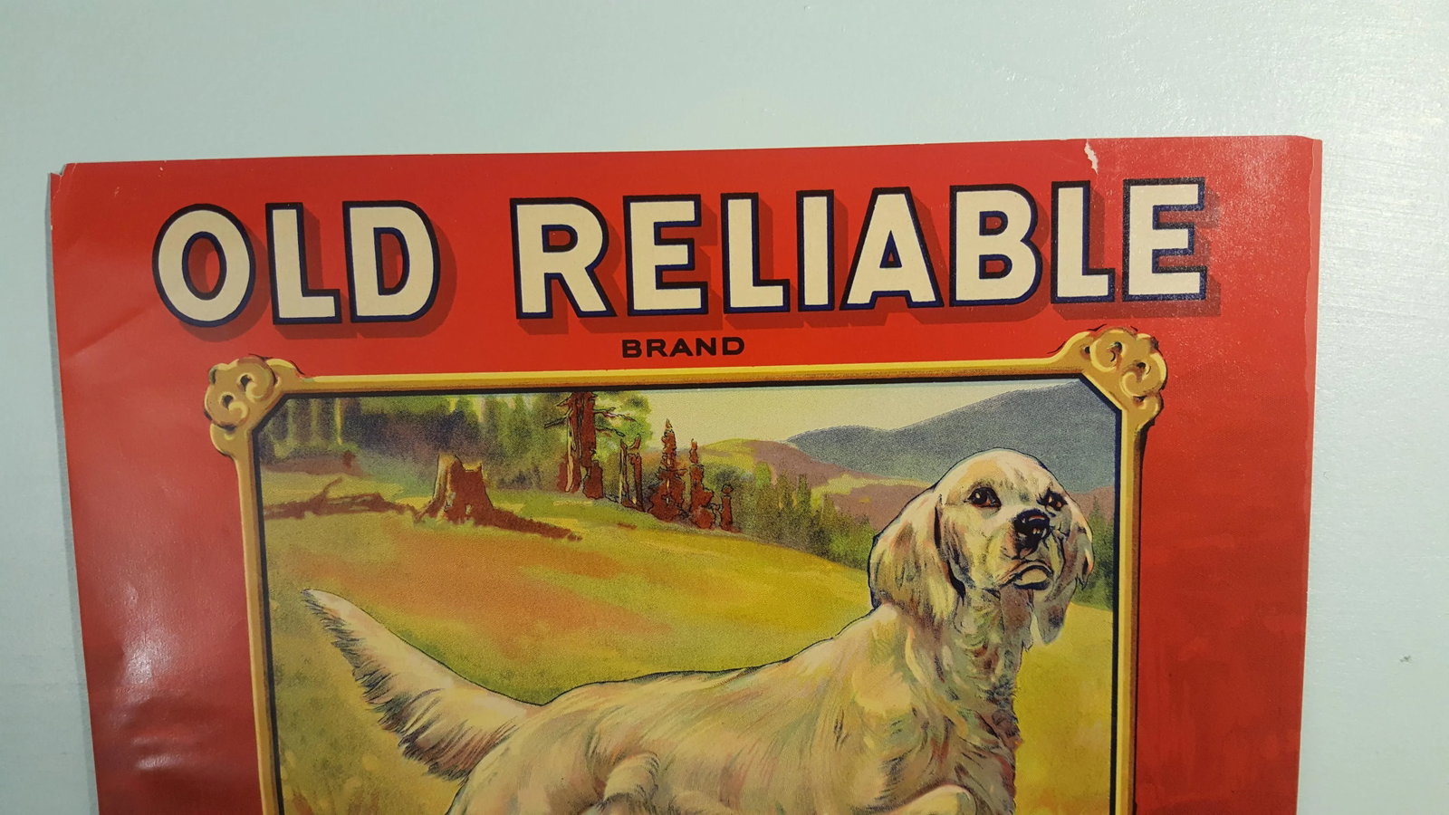 Old Reliable Brand Apple Crate Label C.1930 - 3