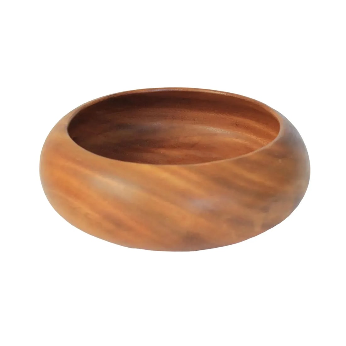 Mid Century Sculptural Teak Wood Bowl - 2